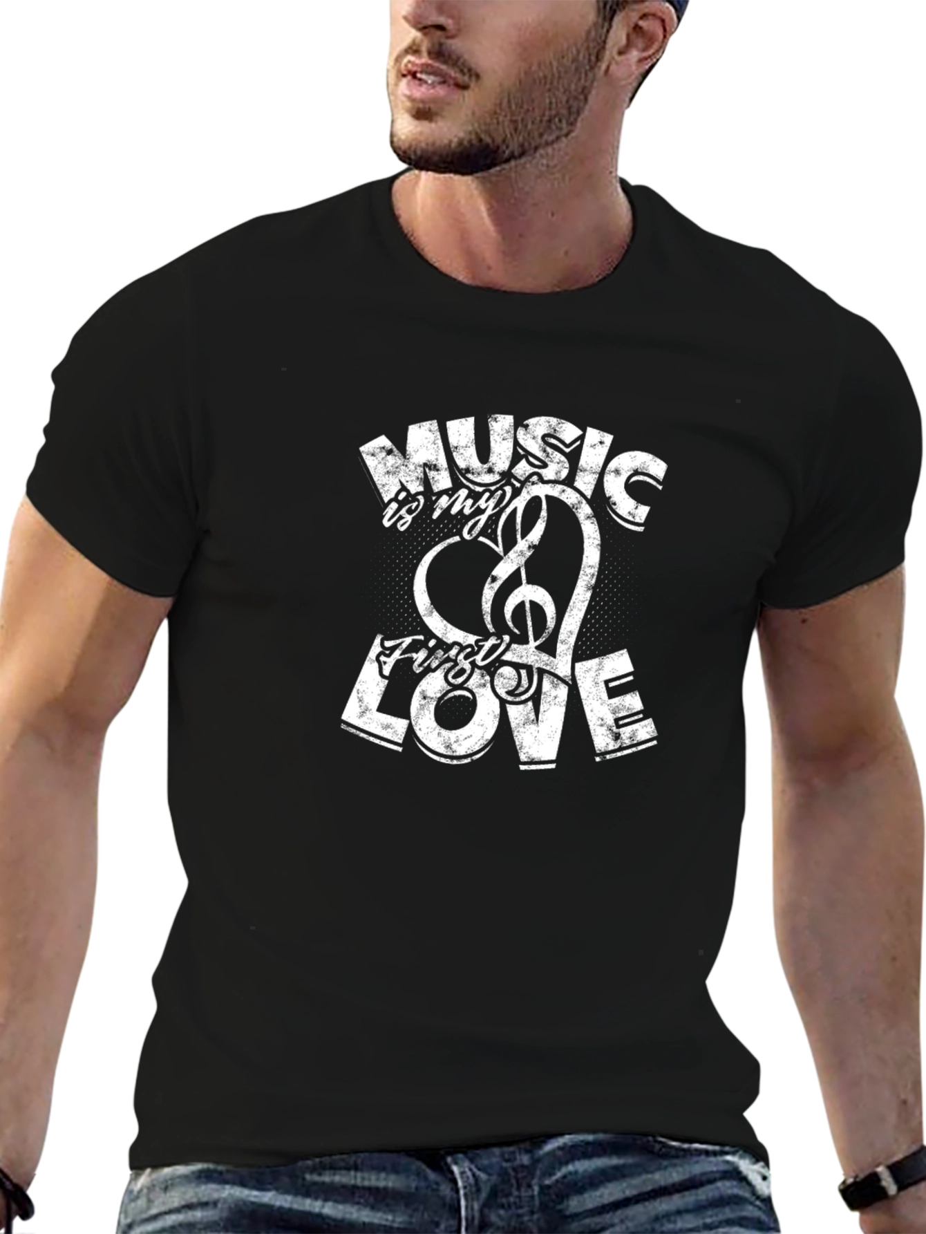Music is My First Love T-Shirt