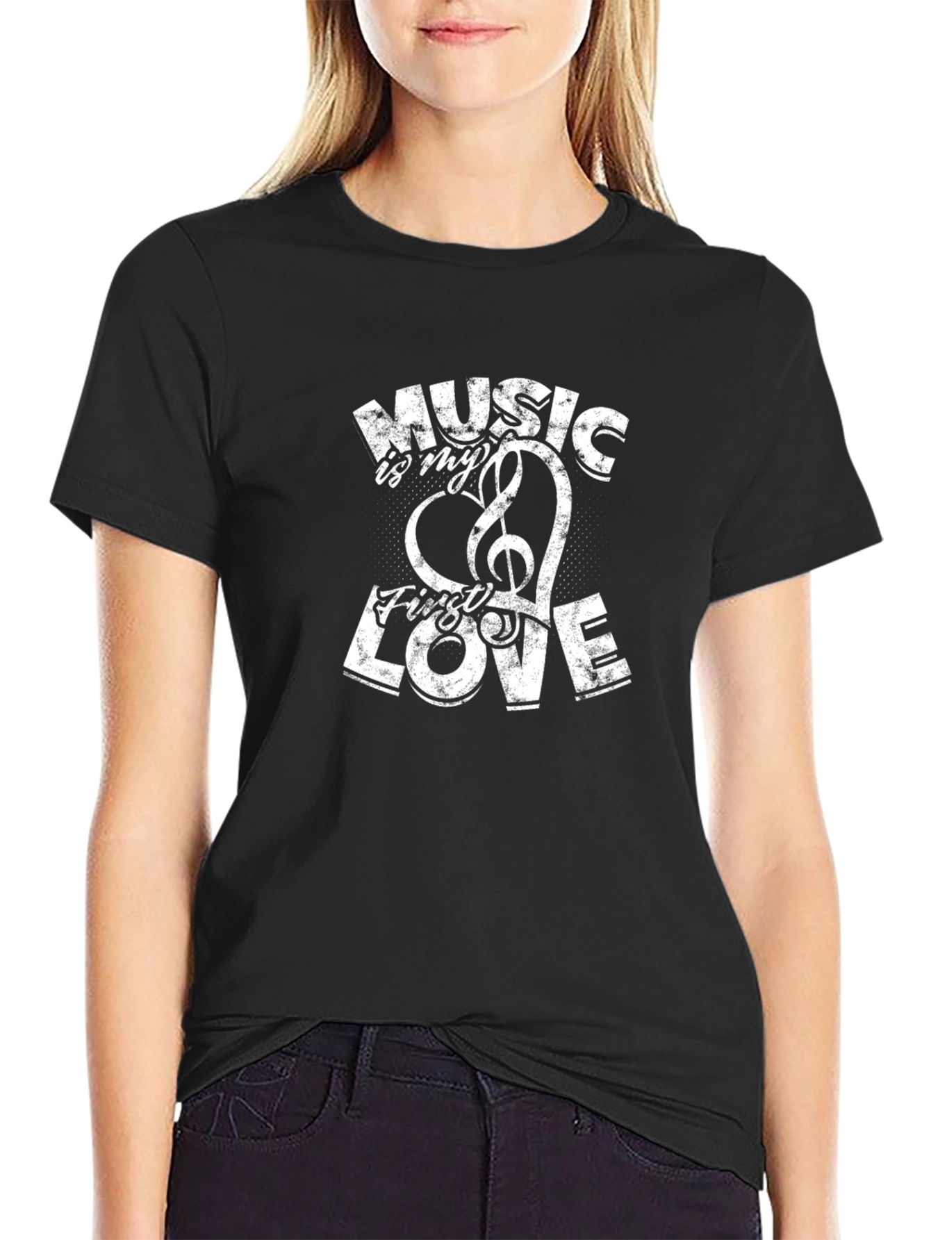 Music is My First Love T-Shirt
