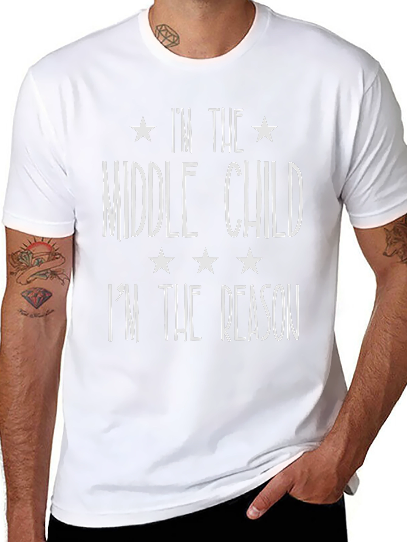 Middle Child T-Shirt - Im The Reason Funny Tee