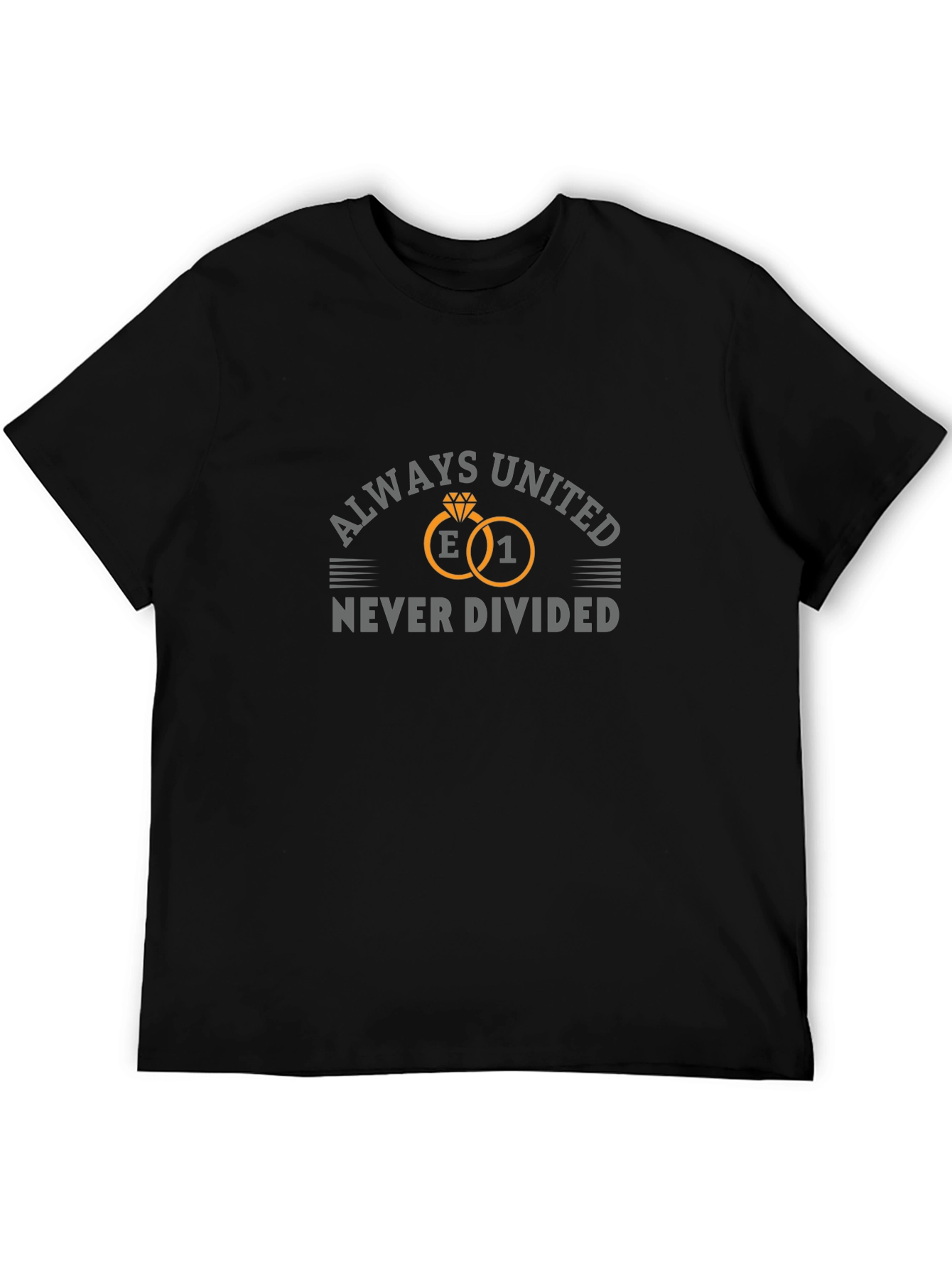 Always United Graphic Tee - Black Cotton Blend