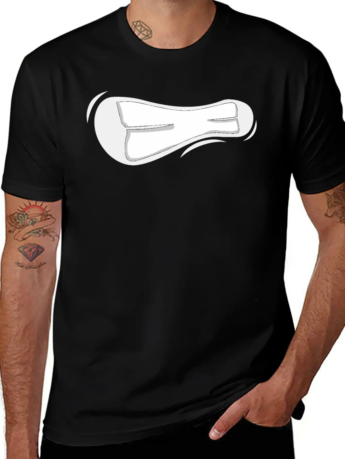 Face Laugh Teeth Grimace Grimace Stylish Everyday T-Shirt – Unisex Basic Cotton Tee