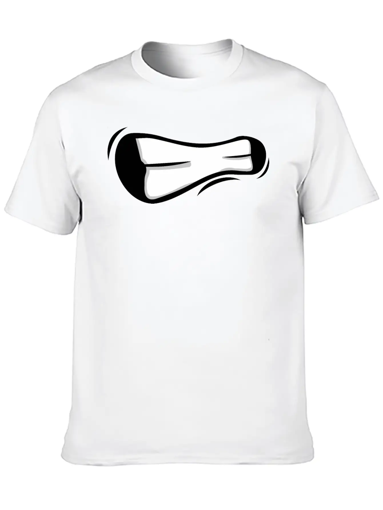 Face Laugh Teeth Grimace Grimace Stylish Everyday T-Shirt – Unisex Basic Cotton Tee