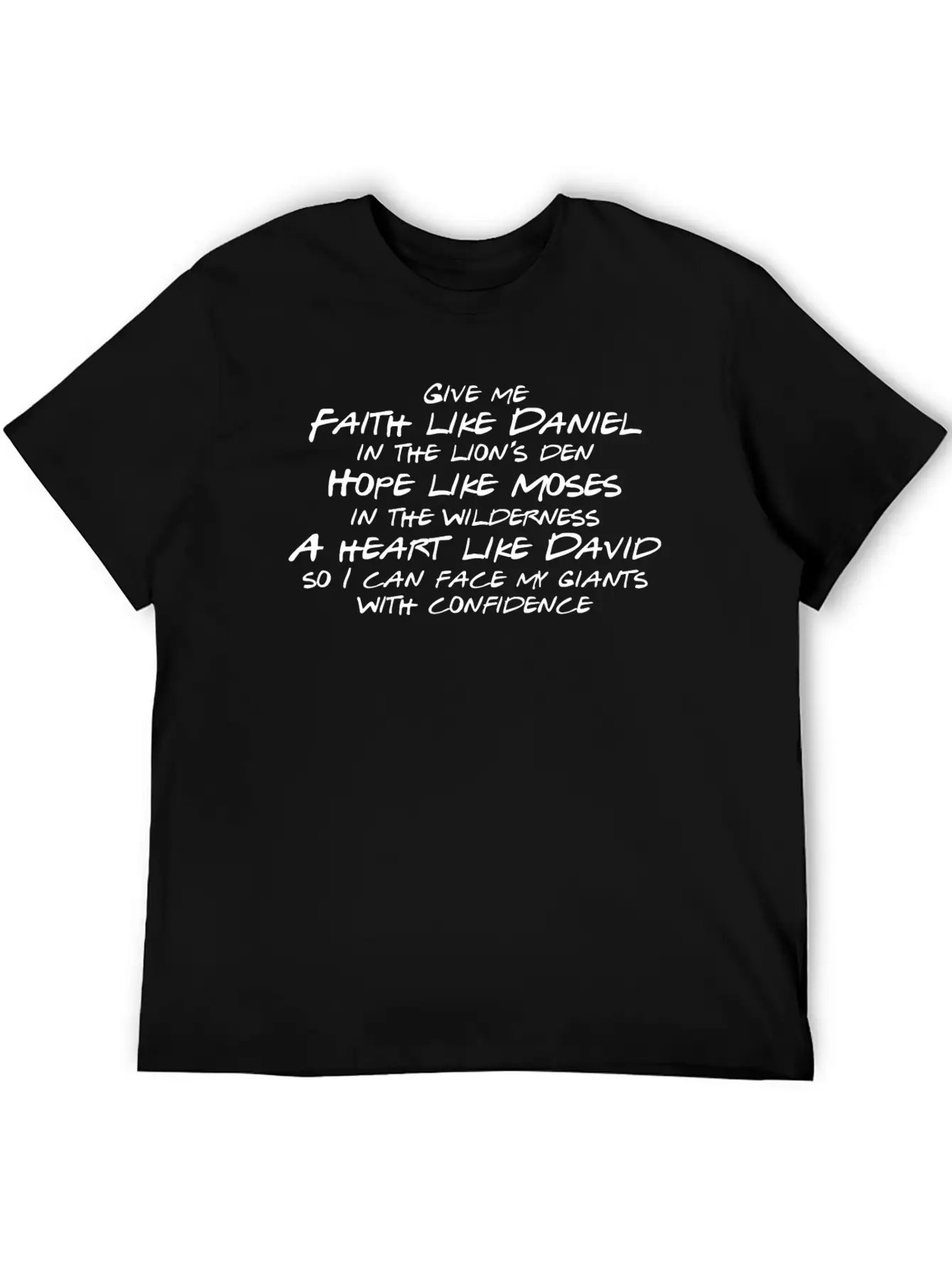 Face Your Giants With Confidence Stylish Everyday T-Shirt – Unisex Basic Cotton Tee