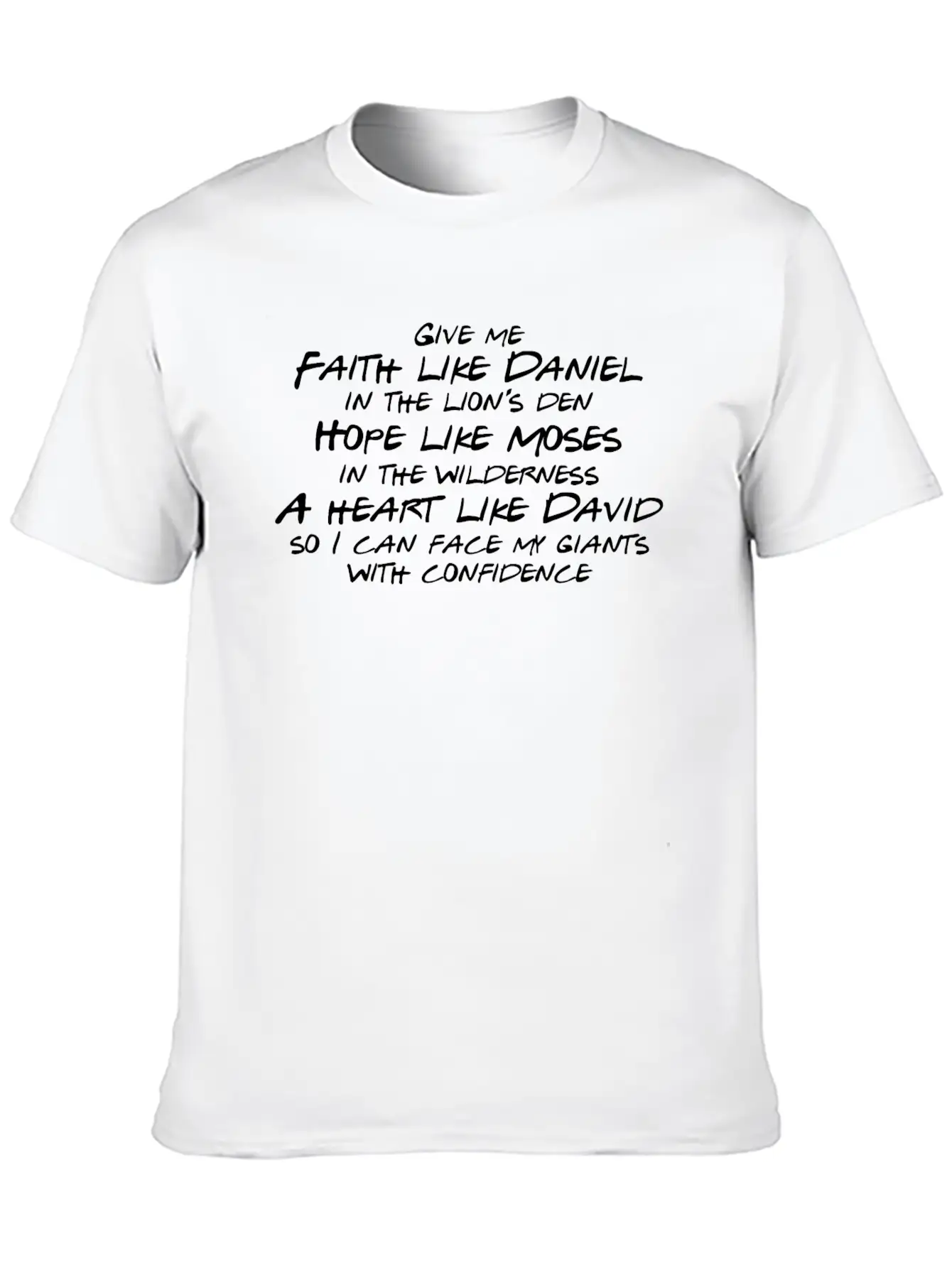 Face Your Giants With Confidence Stylish Everyday T-Shirt – Unisex Basic Cotton Tee