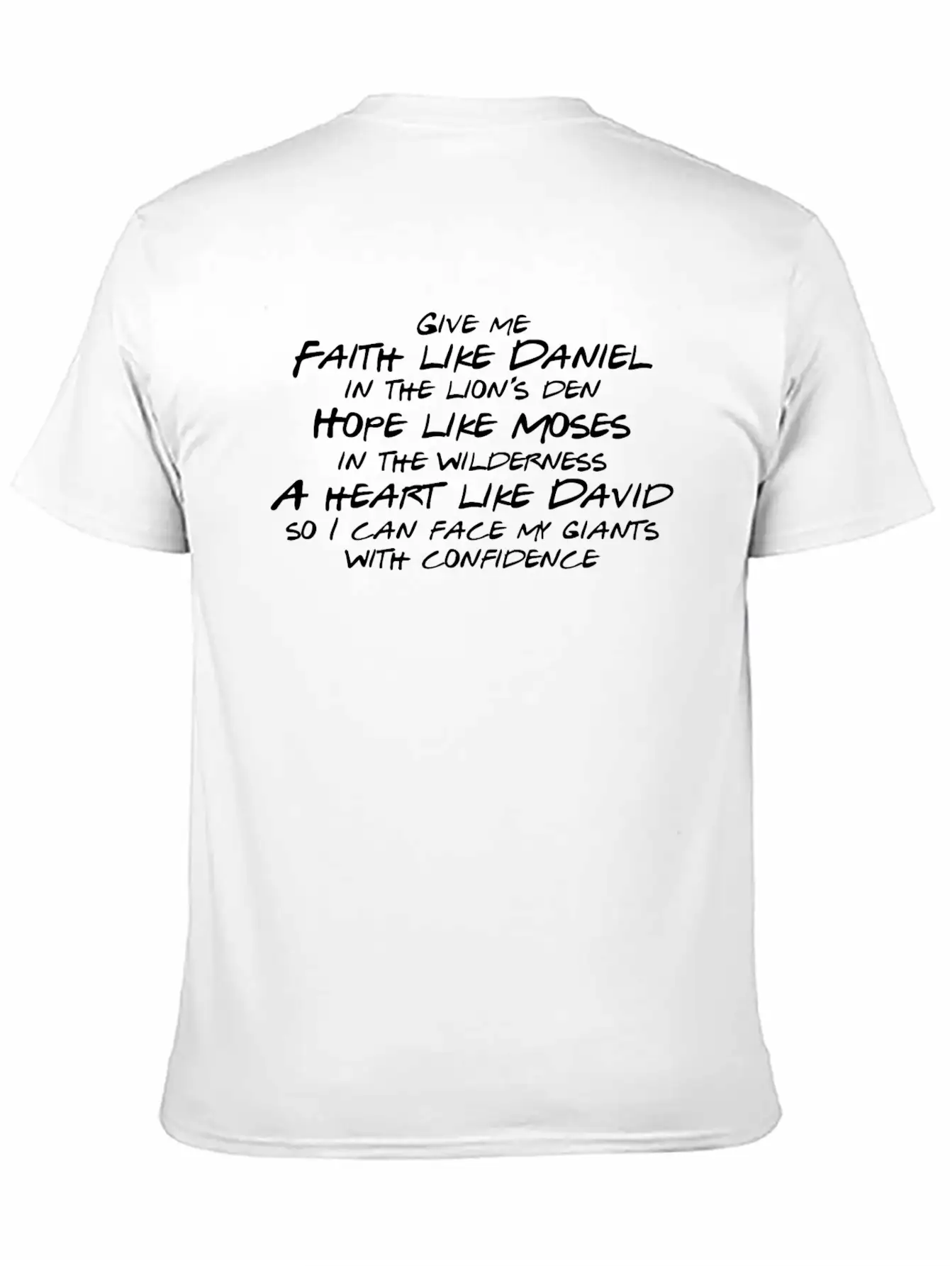Face Your Giants With Confidence Stylish Everyday T-Shirt – Unisex Basic Cotton Tee