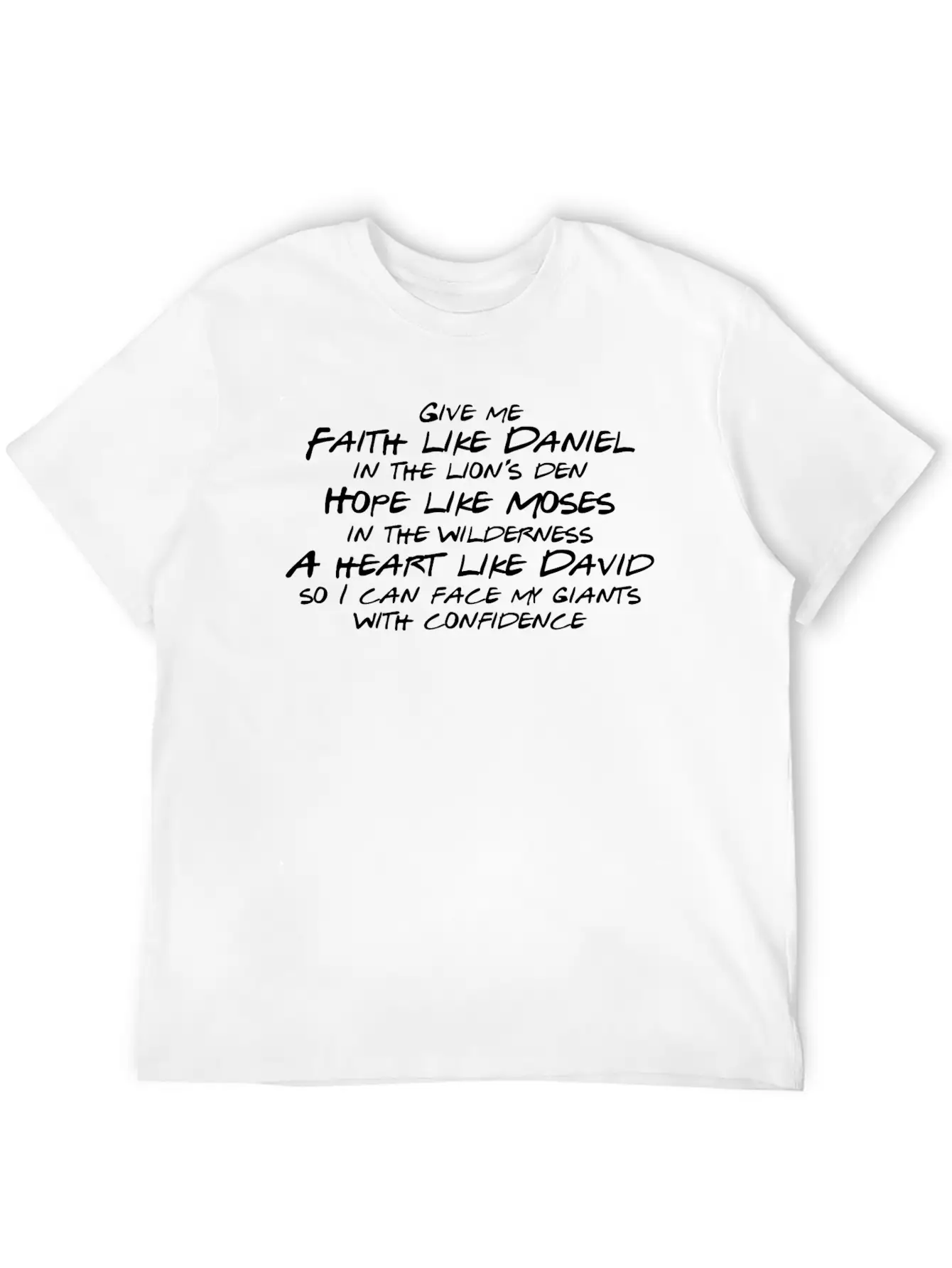 Face Your Giants With Confidence Stylish Everyday T-Shirt – Unisex Basic Cotton Tee
