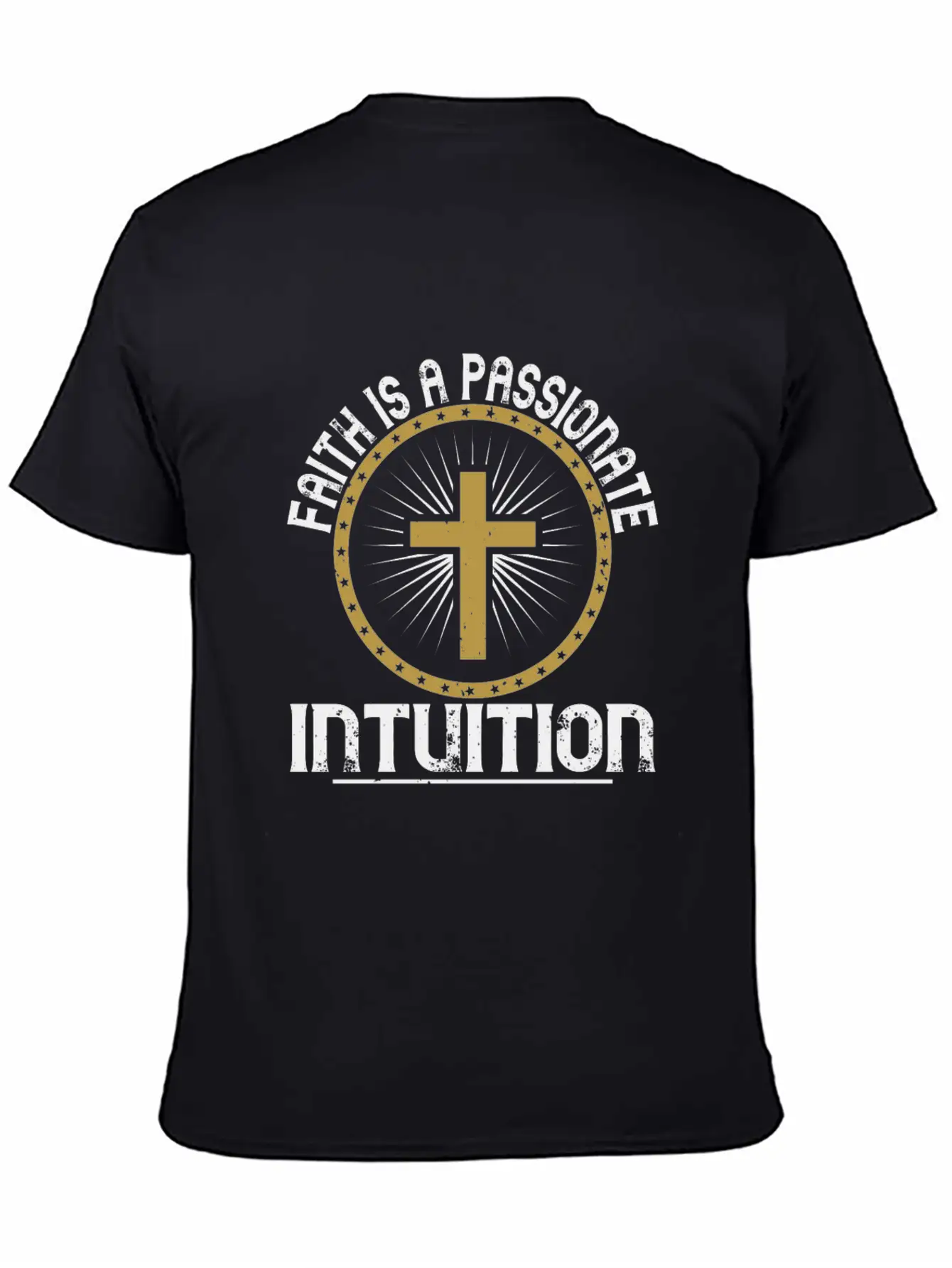 Faith Is A Passionate Intuition Comfortable Minimalist Graphic Tee – Summer Style Essential