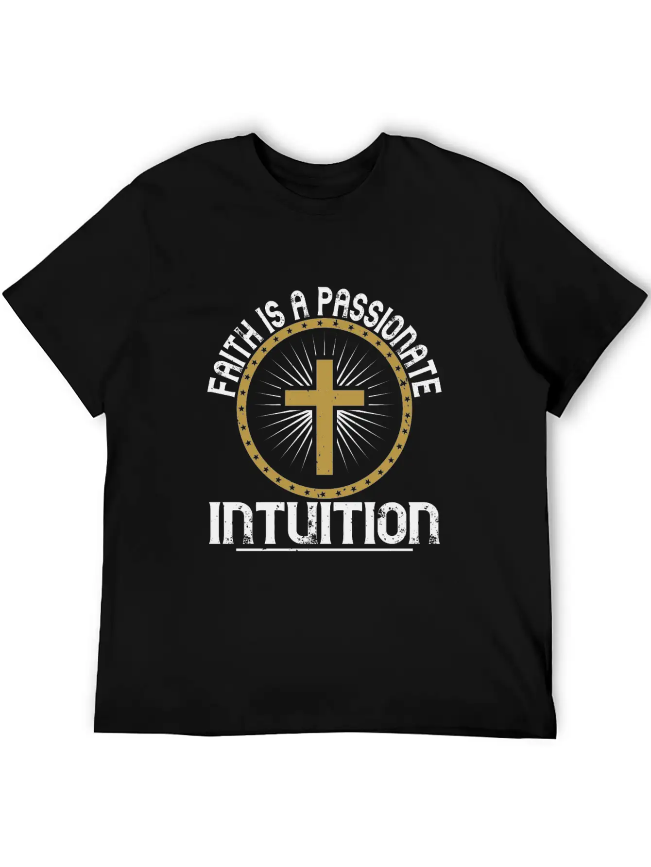 Faith Is A Passionate Intuition Comfortable Minimalist Graphic Tee – Summer Style Essential