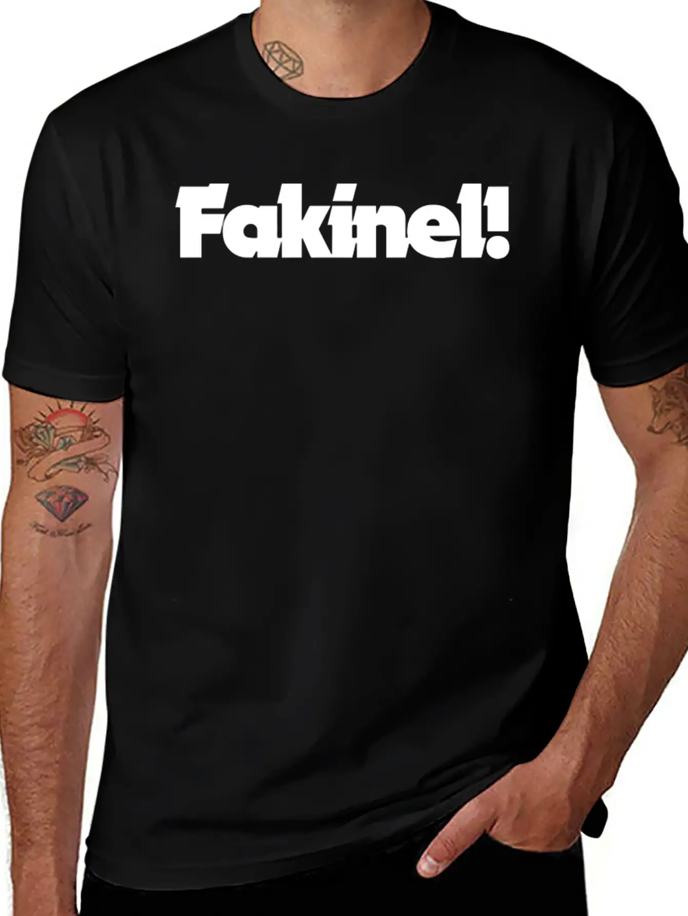 Fakinel Lustig Beleidigend Herren Basic Graphic T-Shirt – Daily Comfort In Soft Cotton