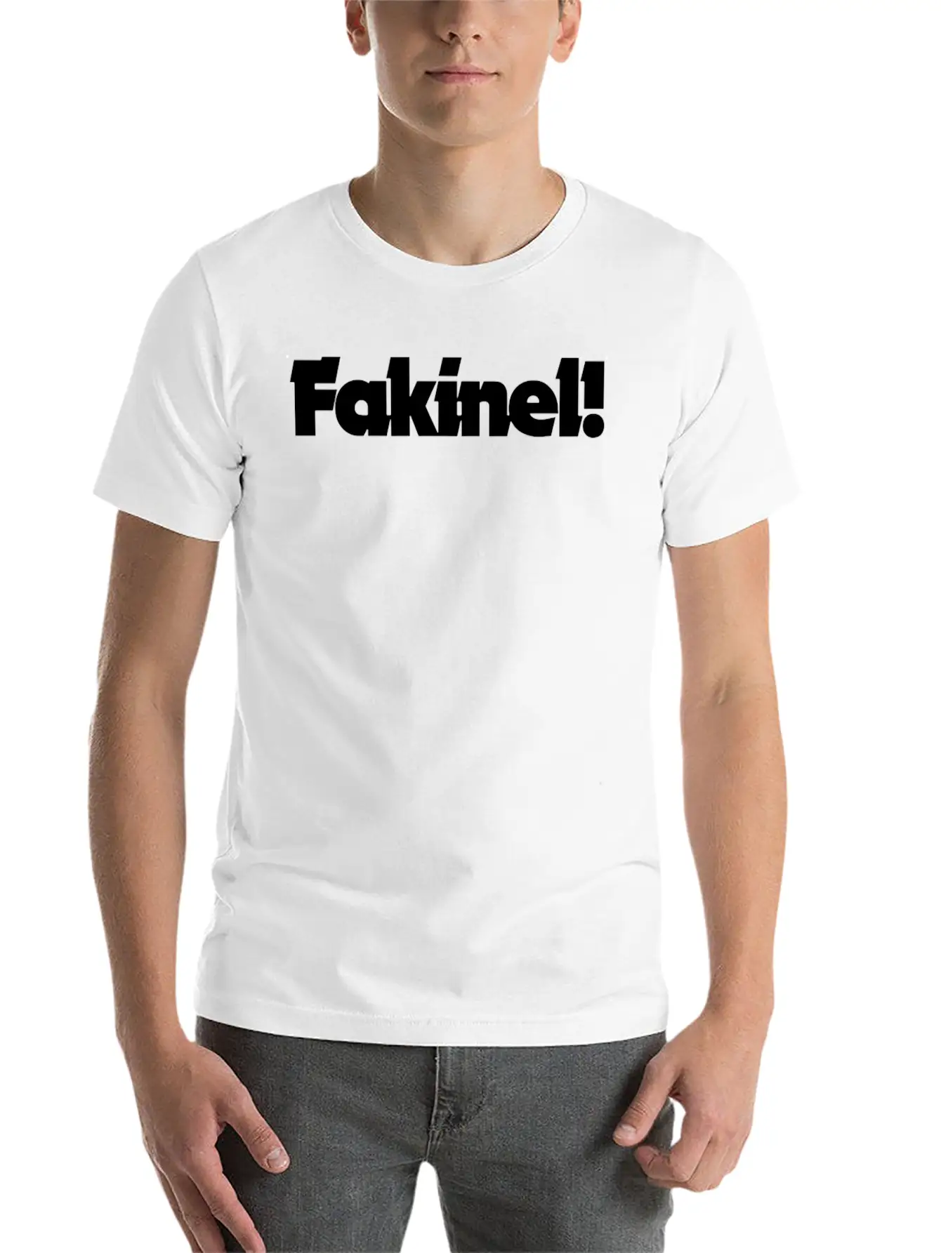 Fakinel Lustig Beleidigend Herren Basic Graphic T-Shirt – Daily Comfort In Soft Cotton