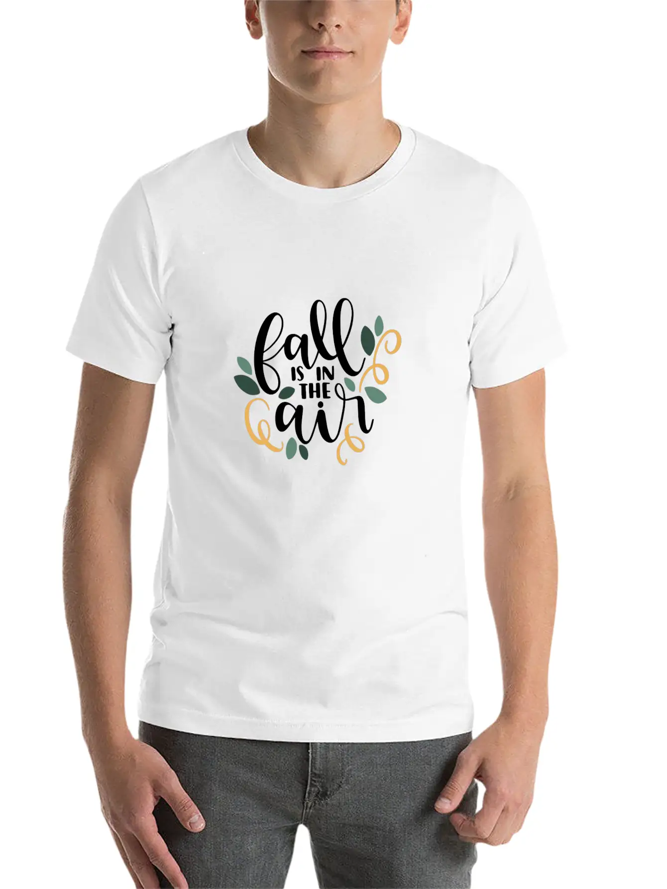 Fall Is In The Air Stylish Everyday T-Shirt – Unisex Basic Cotton Tee