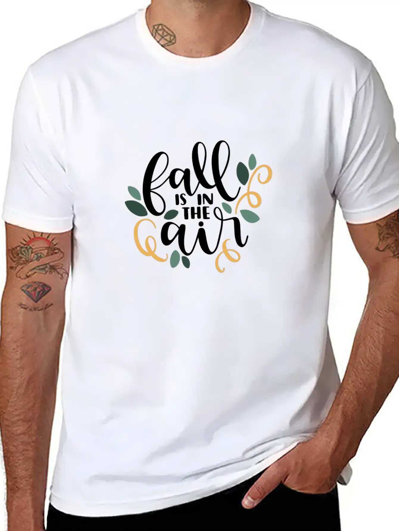 Fall Is In The Air Stylish Everyday T-Shirt – Unisex Basic Cotton Tee