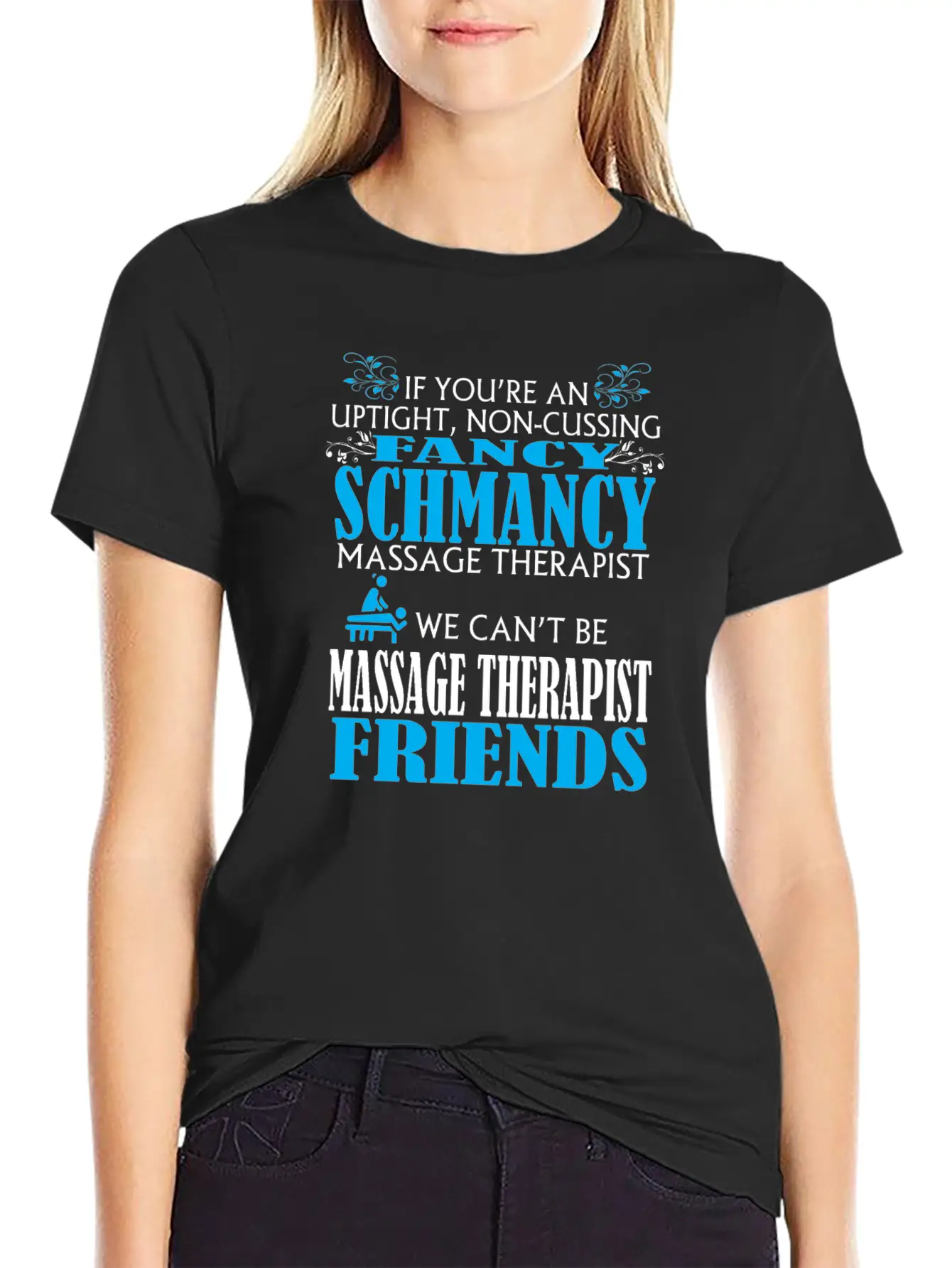 Fancy Massage Therapist Unisex Short Sleeve Soft Cotton T-Shirt – Casual Everyday Wear