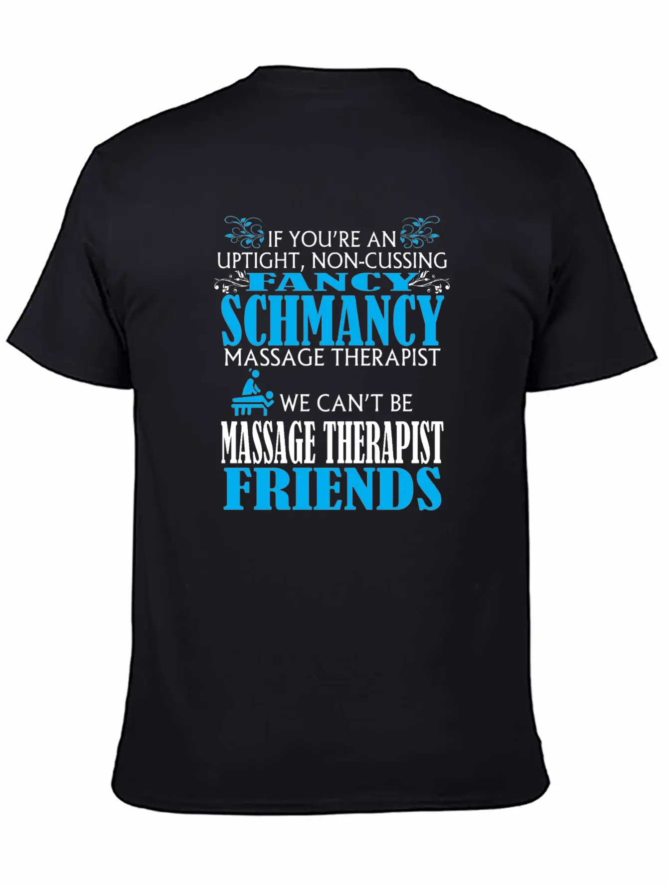 Fancy Massage Therapist Unisex Short Sleeve Soft Cotton T-Shirt – Casual Everyday Wear