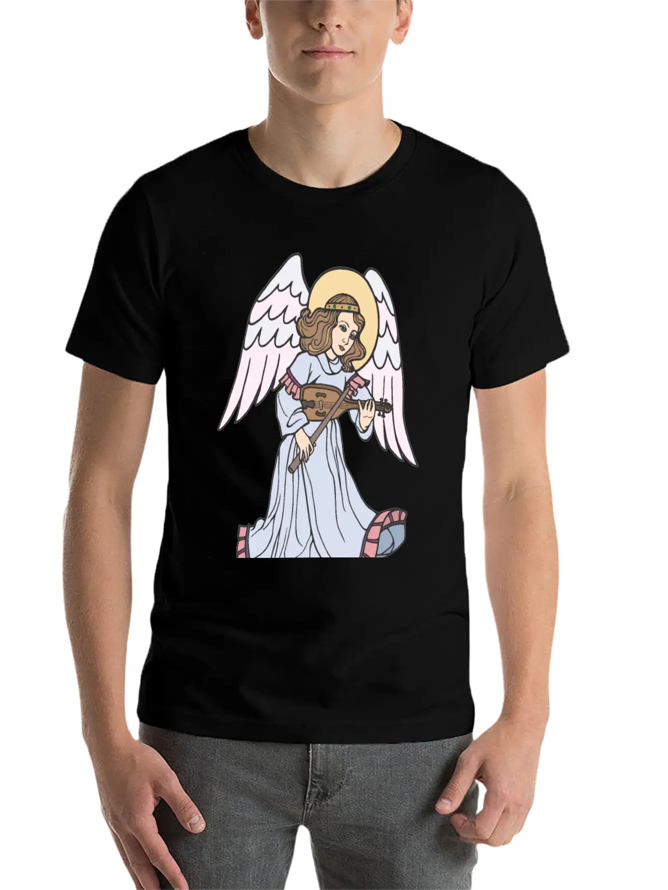 Fantasy Angel Song Timeless Short Sleeve Tee – Comfy And Minimalist Design