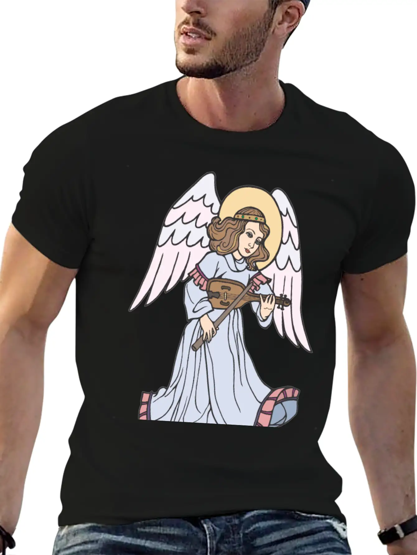 Fantasy Angel Song Timeless Short Sleeve Tee – Comfy And Minimalist Design