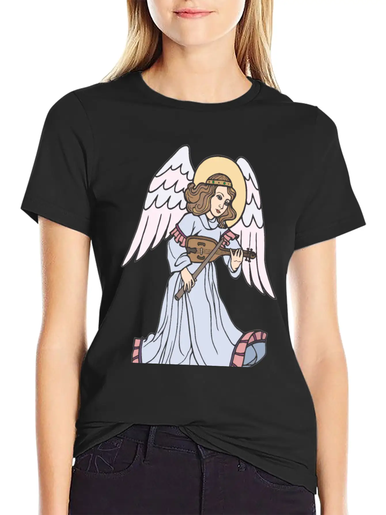 Fantasy Angel Song Timeless Short Sleeve Tee – Comfy And Minimalist Design
