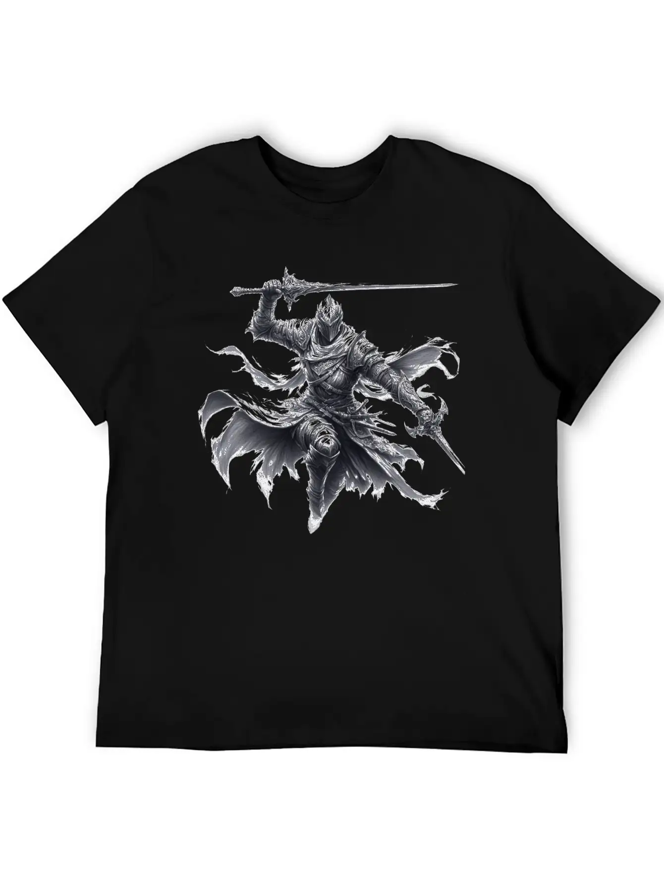 Fantasy Drawing Of A Warrior Art 3 Timeless Short Sleeve Tee – Comfy And Minimalist Design