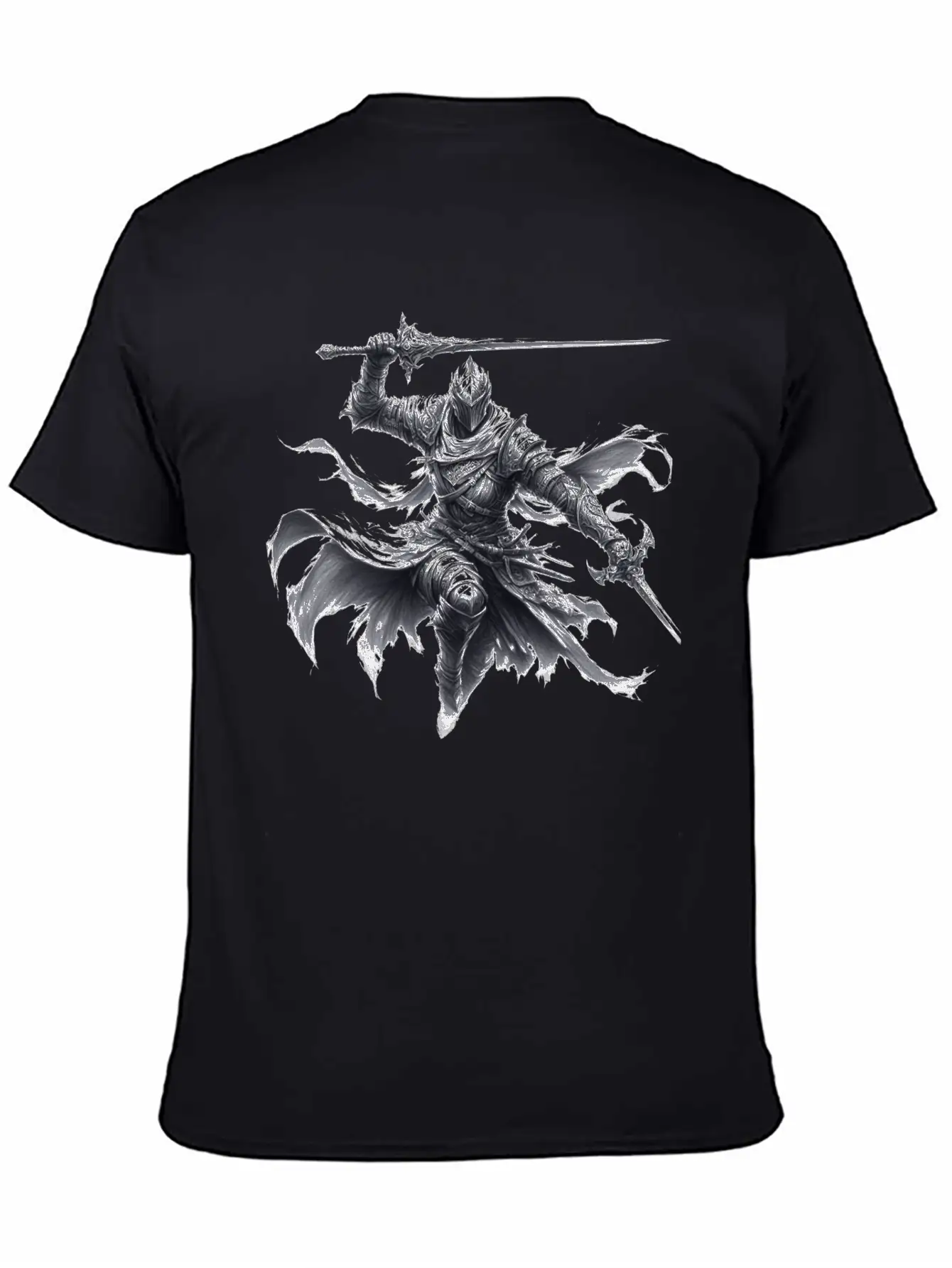 Fantasy Drawing Of A Warrior Art 3 Timeless Short Sleeve Tee – Comfy And Minimalist Design