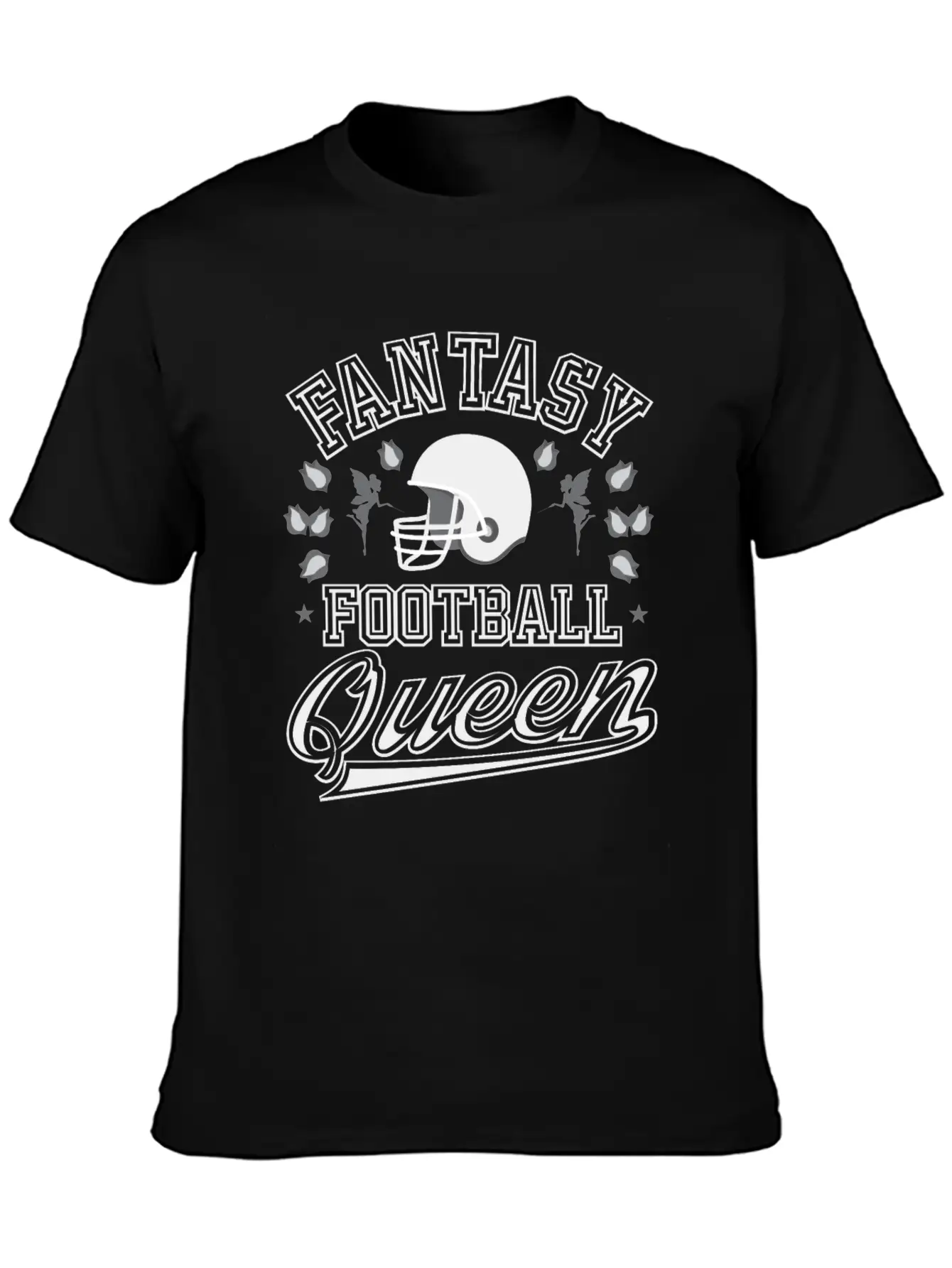 Fantasy Football Queen American I Suck At Gift Basic Graphic T-Shirt – Daily Comfort In Soft Cotton