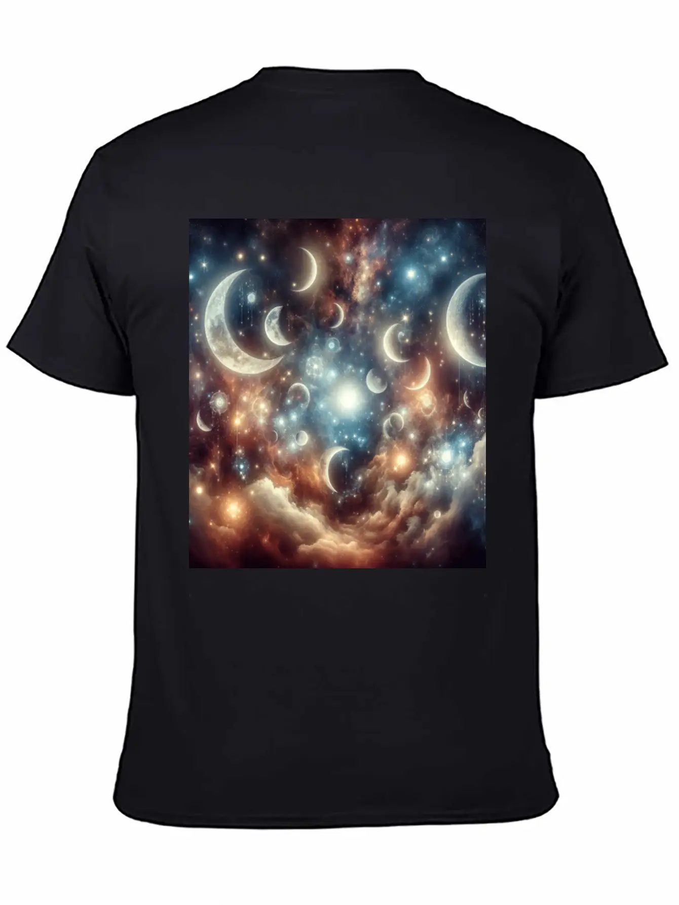 Fantasy Lunar Reverie Comfortable Minimalist Graphic Tee – Summer Style Essential