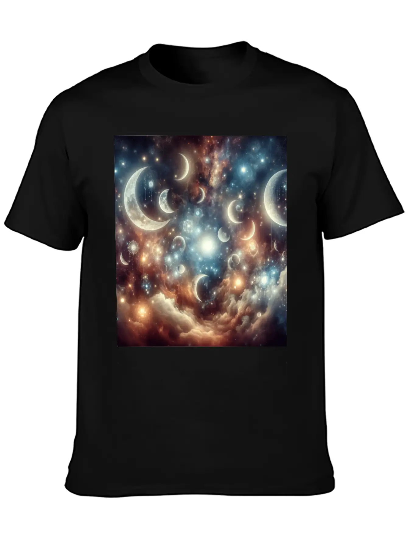 Fantasy Lunar Reverie Comfortable Minimalist Graphic Tee – Summer Style Essential