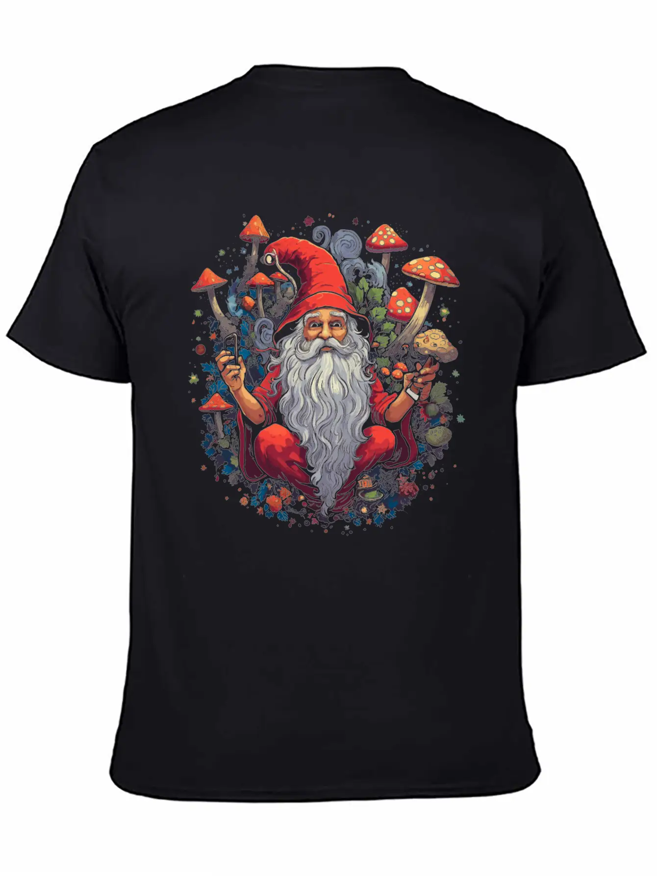 Fantasy Mushroom | Forest | Nature | Goa Festival Timeless Short Sleeve Tee – Comfy And Minimalist Design