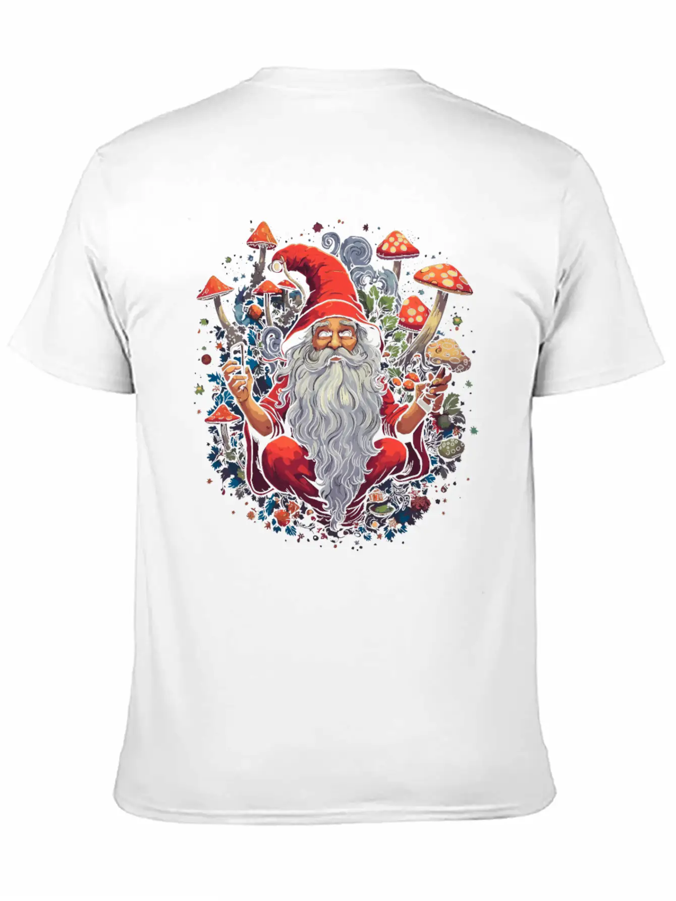 Fantasy Mushroom | Forest | Nature | Goa Festival Timeless Short Sleeve Tee – Comfy And Minimalist Design