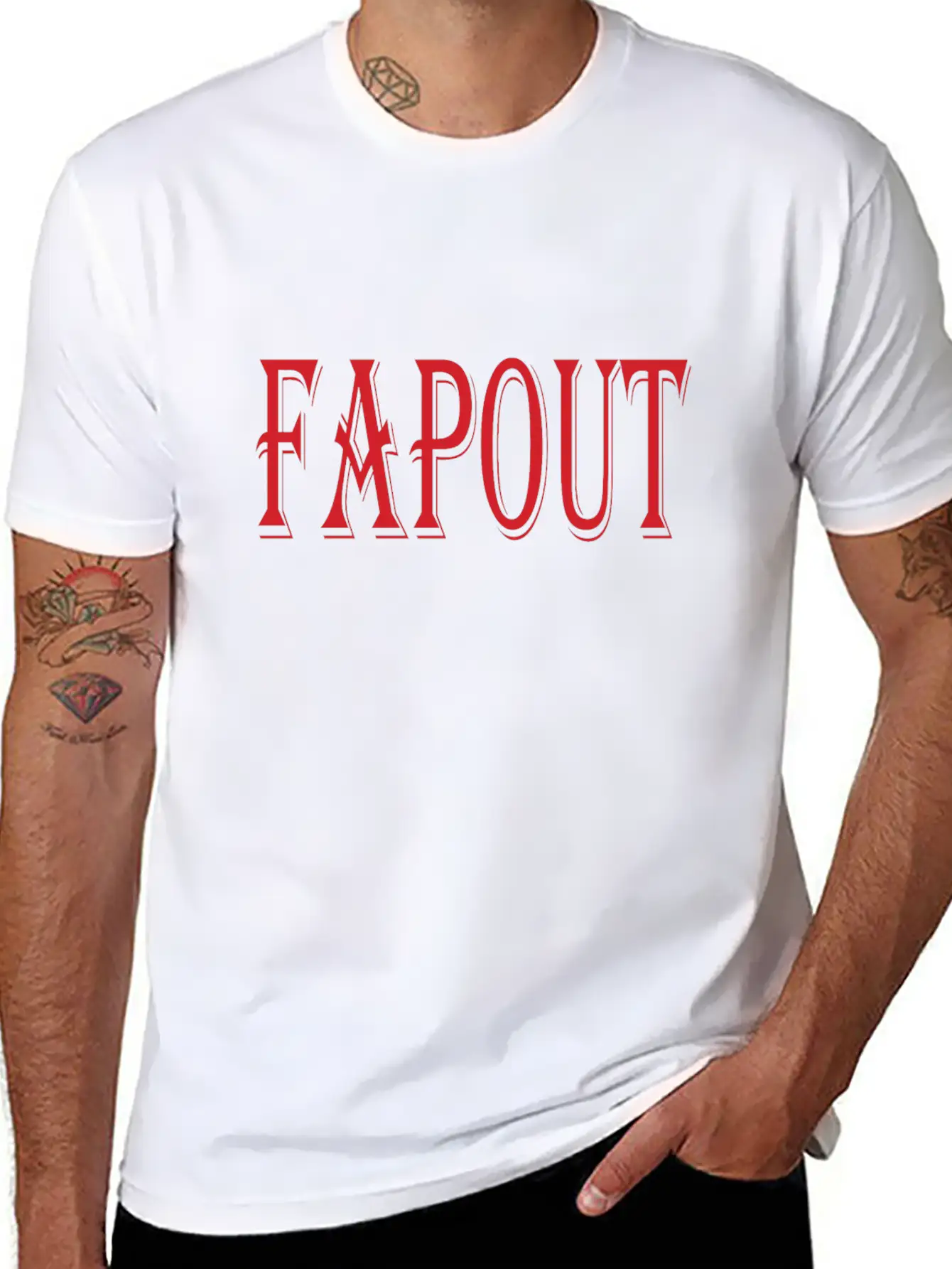 Fapout Unisex Casual T-Shirt – Clean Design For Daily Comfort