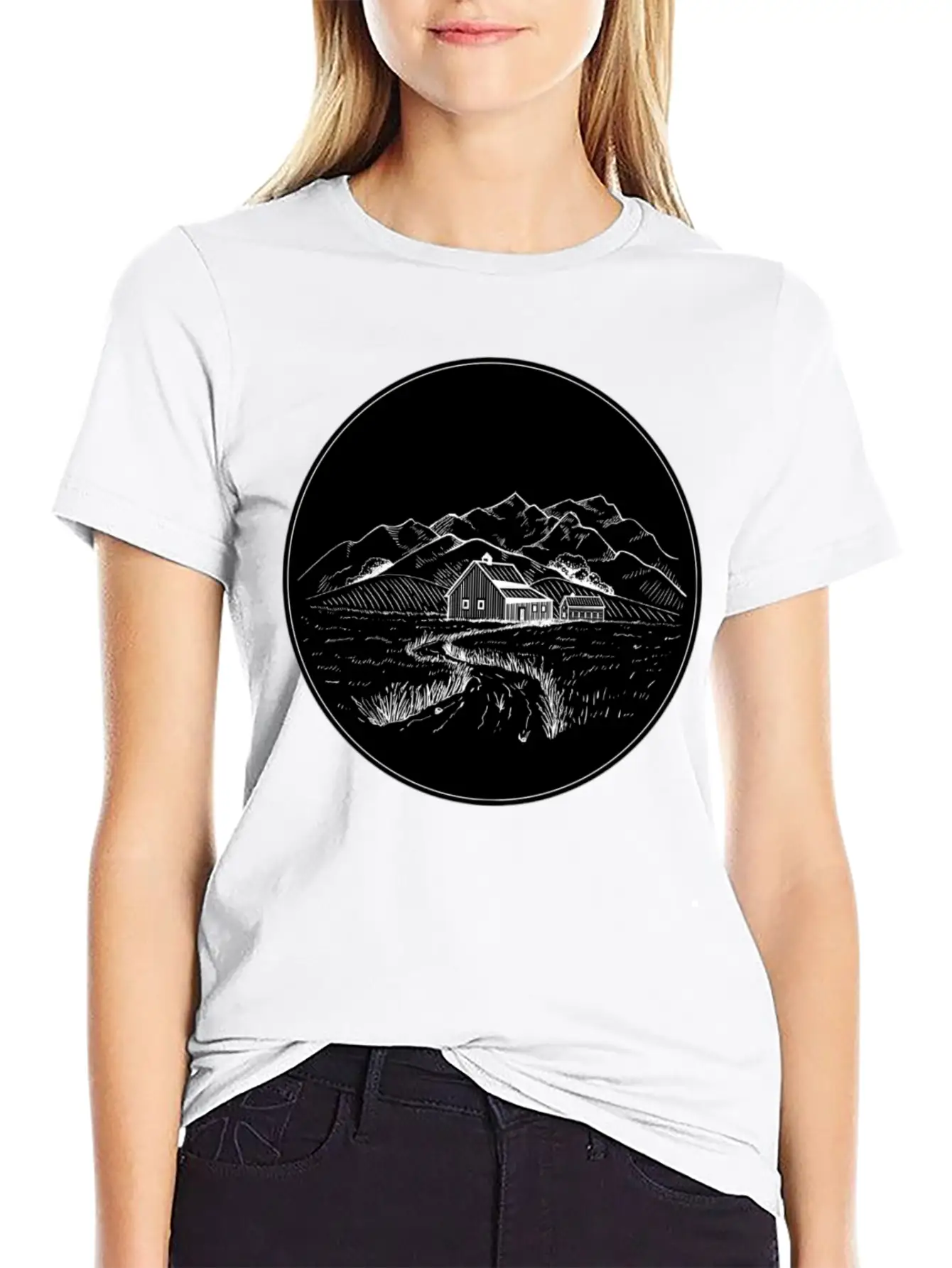 Farm Night Stylish Everyday T-Shirt – Unisex Basic Cotton Tee