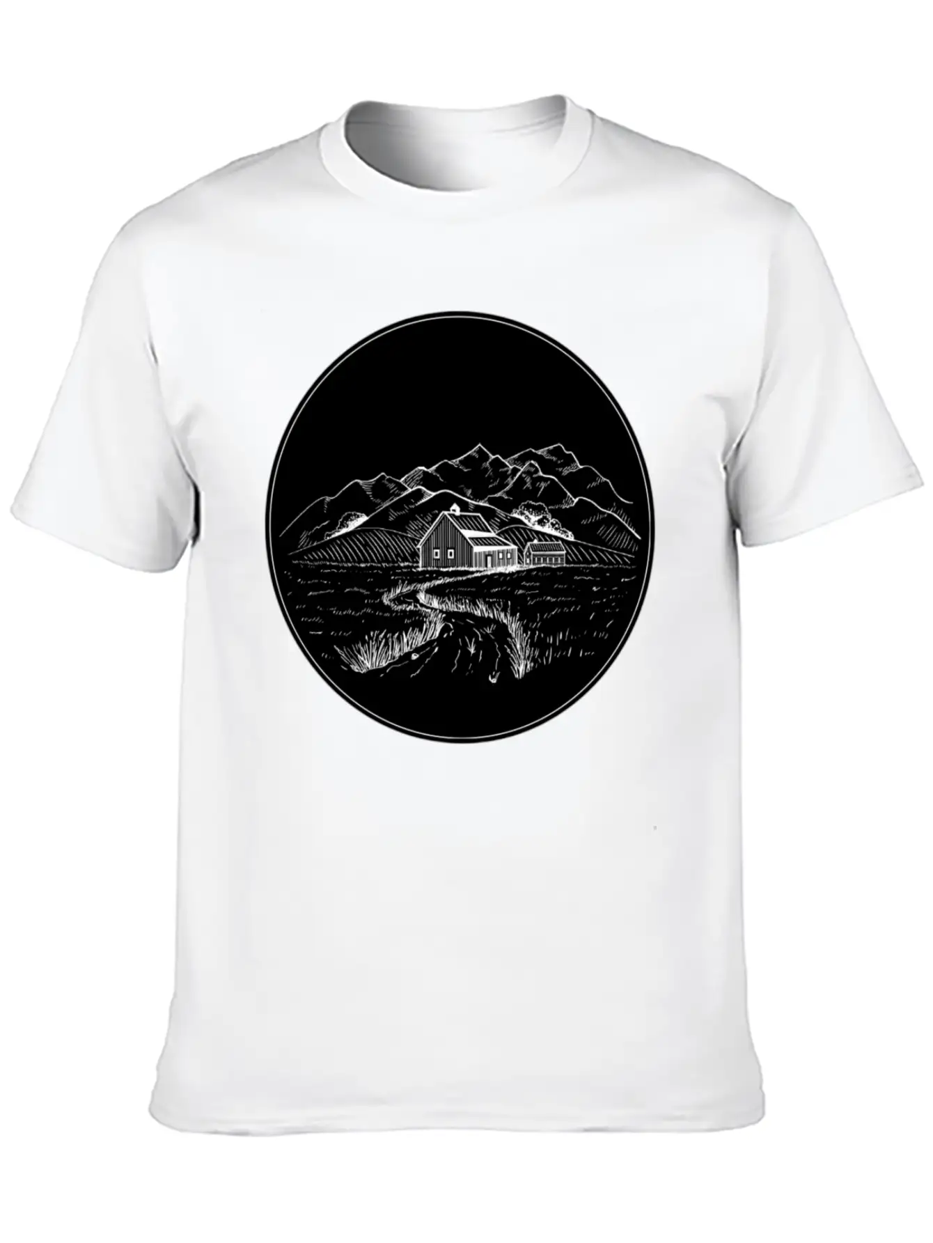 Farm Night Stylish Everyday T-Shirt – Unisex Basic Cotton Tee