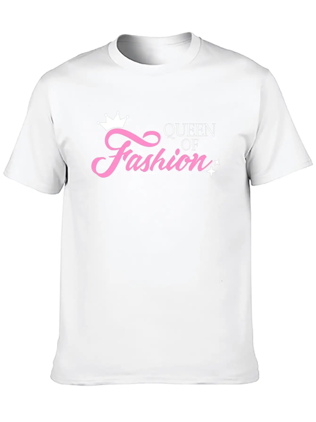 Fashion Design - Queen Of Fashion Basic Graphic T-Shirt – Daily Comfort In Soft Cotton