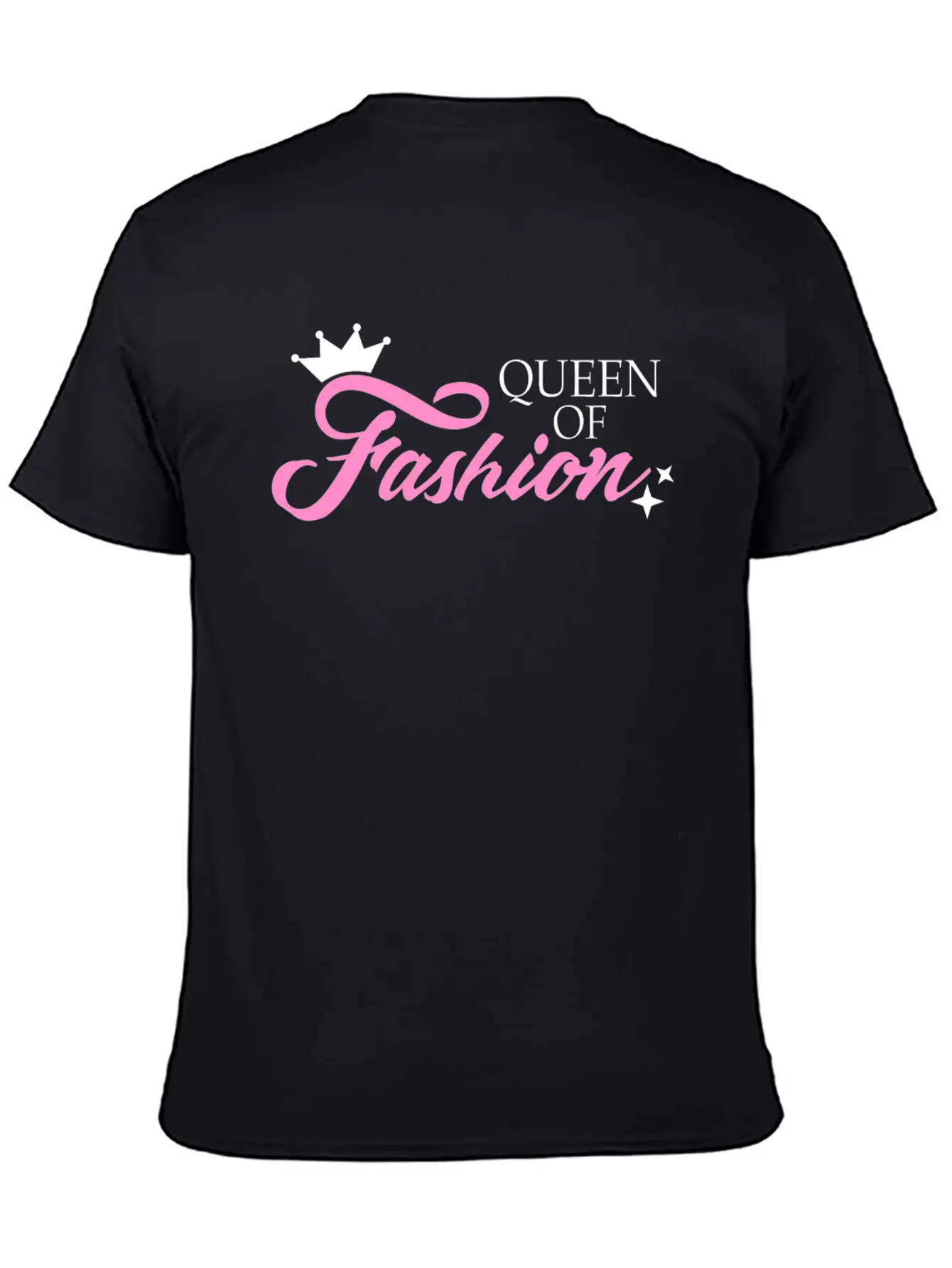 Fashion Design - Queen Of Fashion Basic Graphic T-Shirt – Daily Comfort In Soft Cotton