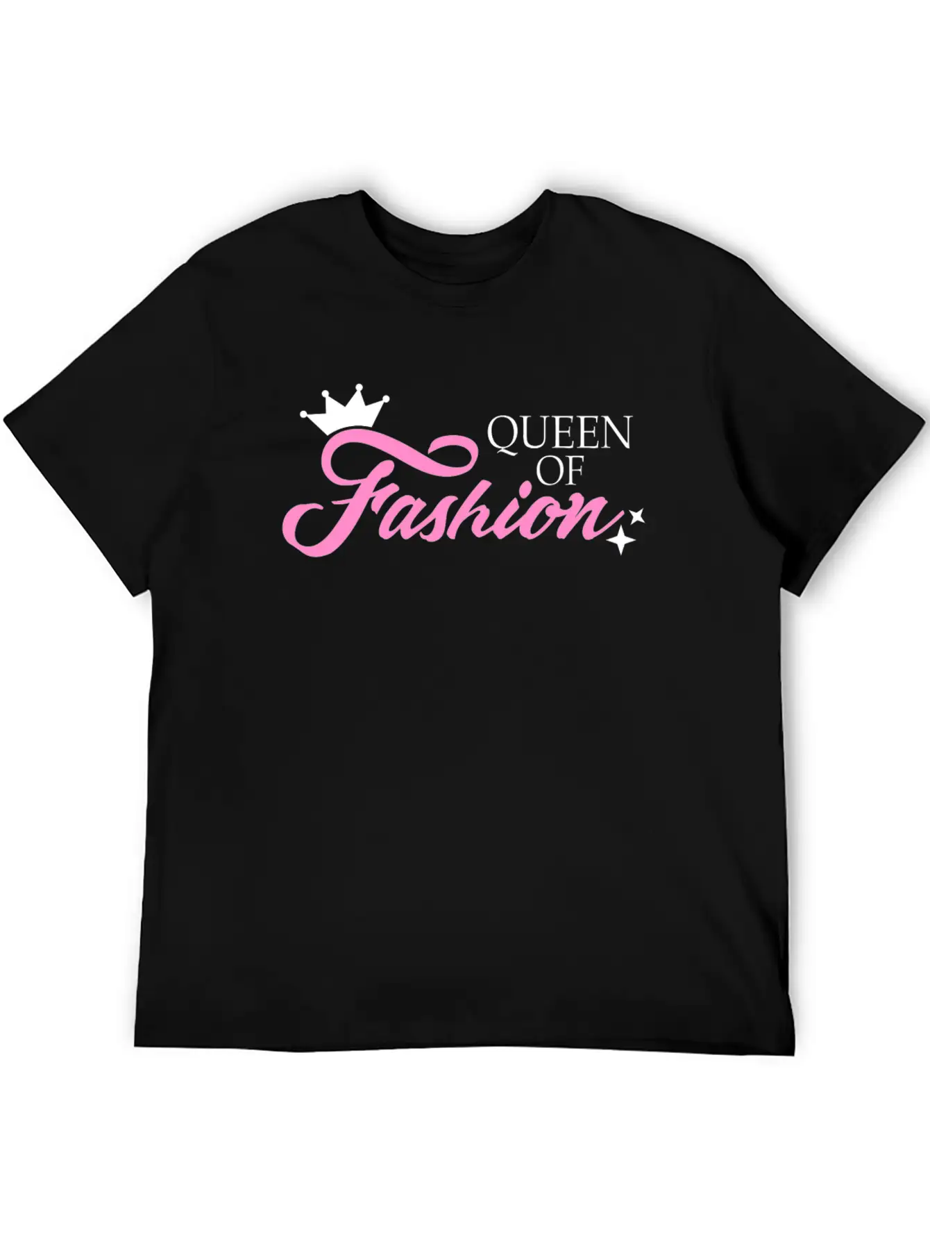 Fashion Design - Queen Of Fashion Basic Graphic T-Shirt – Daily Comfort In Soft Cotton