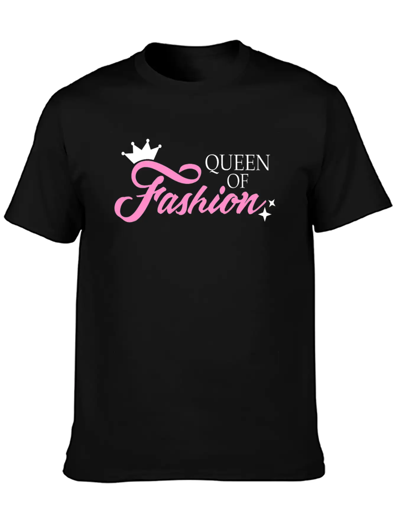 Fashion Design - Queen Of Fashion Basic Graphic T-Shirt – Daily Comfort In Soft Cotton