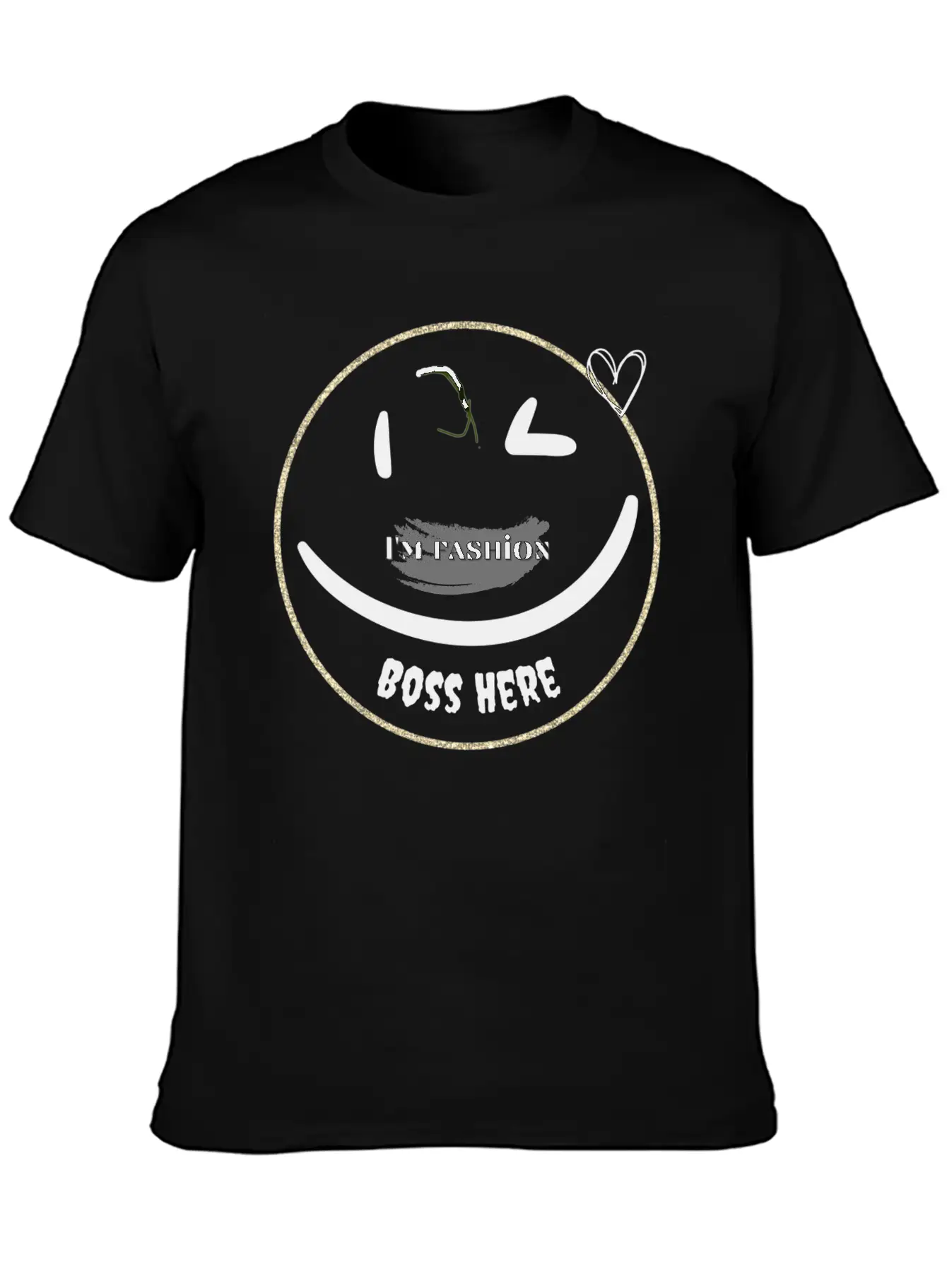 Fashion Emojis With Dimples Be The Fashion Comfortable Minimalist Graphic Tee – Summer Style Essential