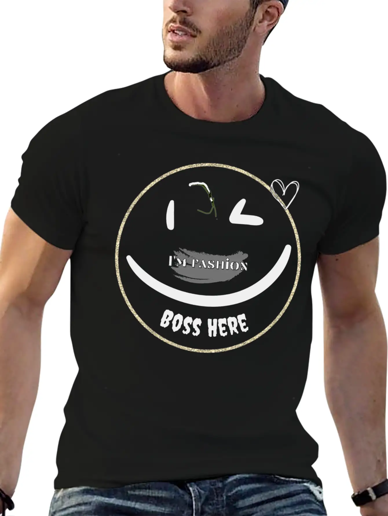 Fashion Emojis With Dimples Be The Fashion Comfortable Minimalist Graphic Tee – Summer Style Essential