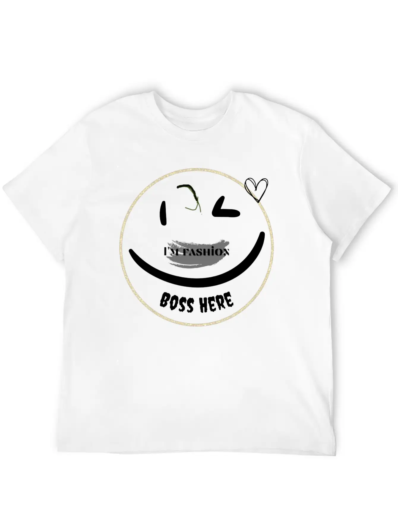 Fashion Emojis With Dimples Be The Fashion Comfortable Minimalist Graphic Tee – Summer Style Essential