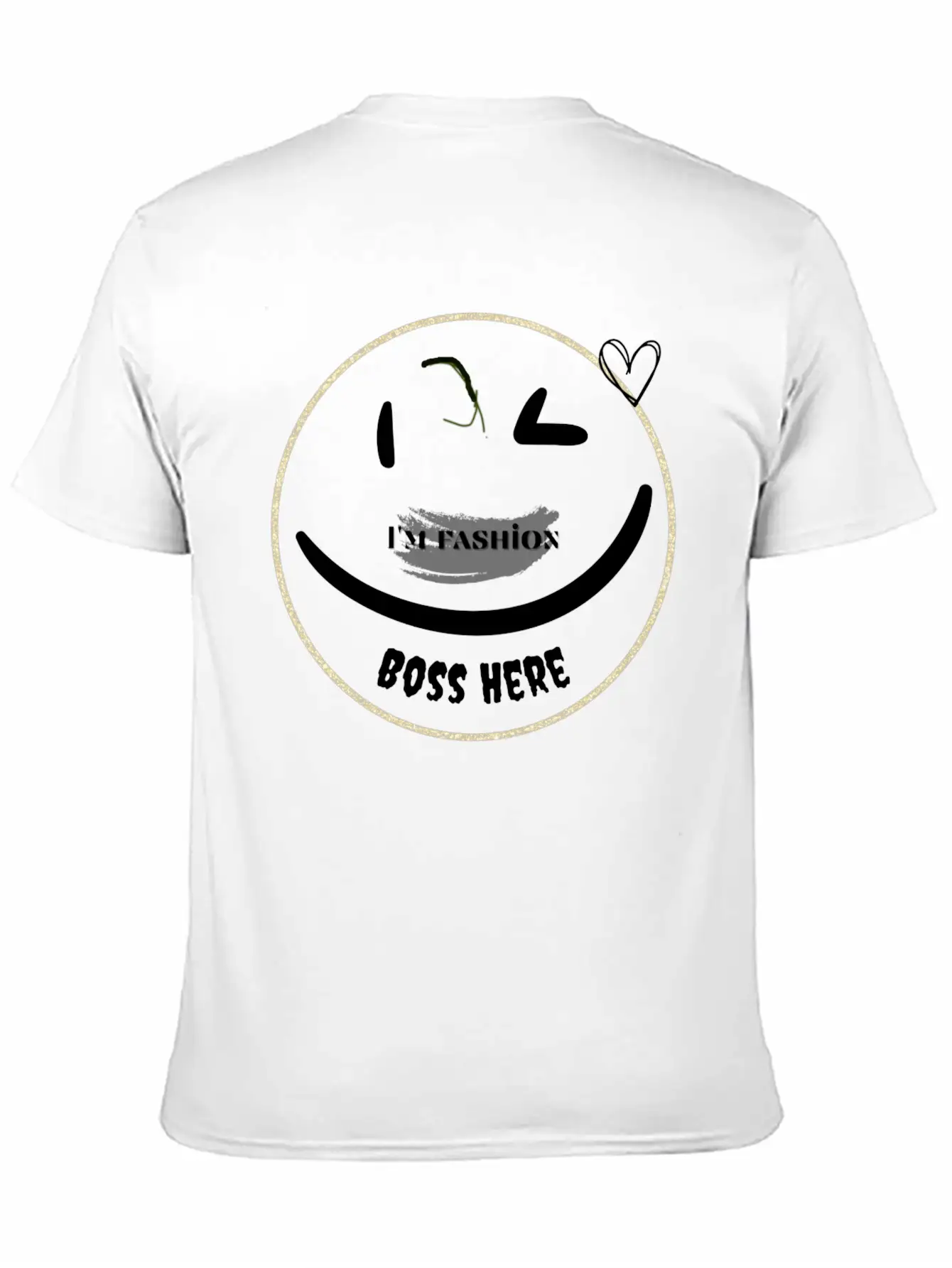 Fashion Emojis With Dimples Be The Fashion Comfortable Minimalist Graphic Tee – Summer Style Essential