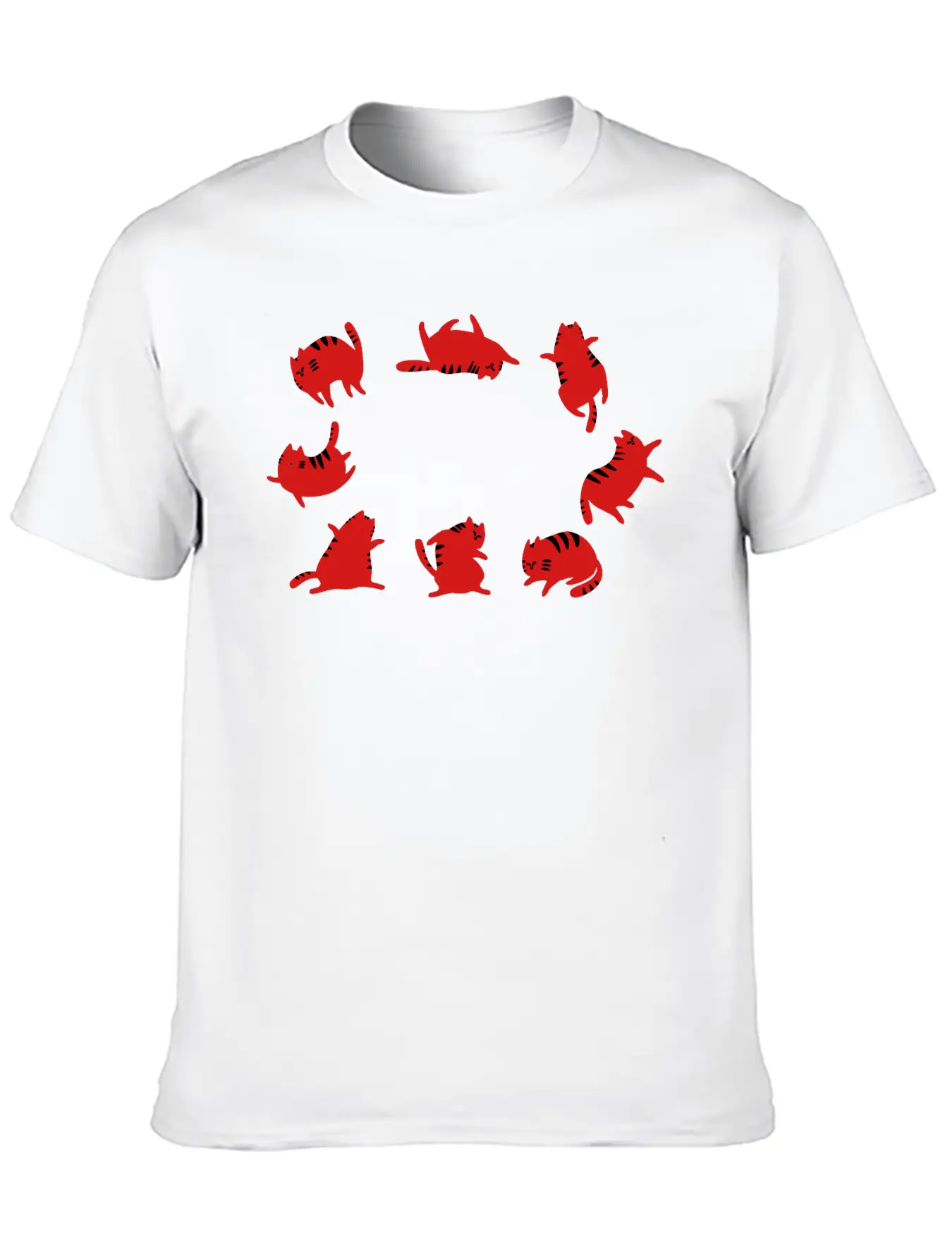 Fat Cats Dancing Unisex Casual T-Shirt – Clean Design For Daily Comfort