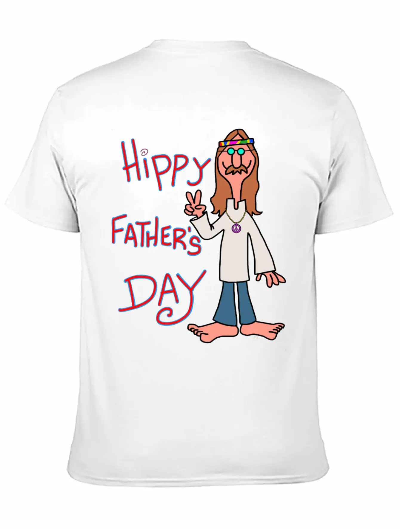 Father Day Hippy Father S Day S Stylish Everyday T-Shirt – Unisex Basic Cotton Tee
