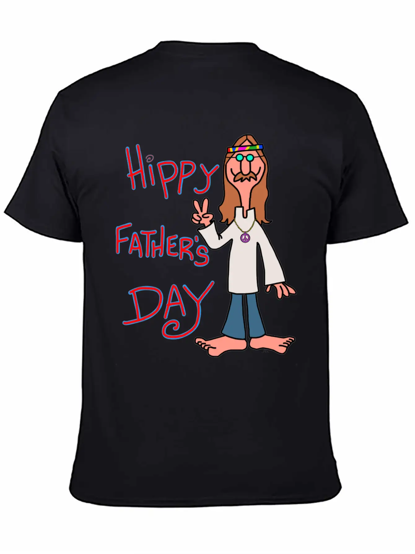 Father Day Hippy Father S Day S Stylish Everyday T-Shirt – Unisex Basic Cotton Tee