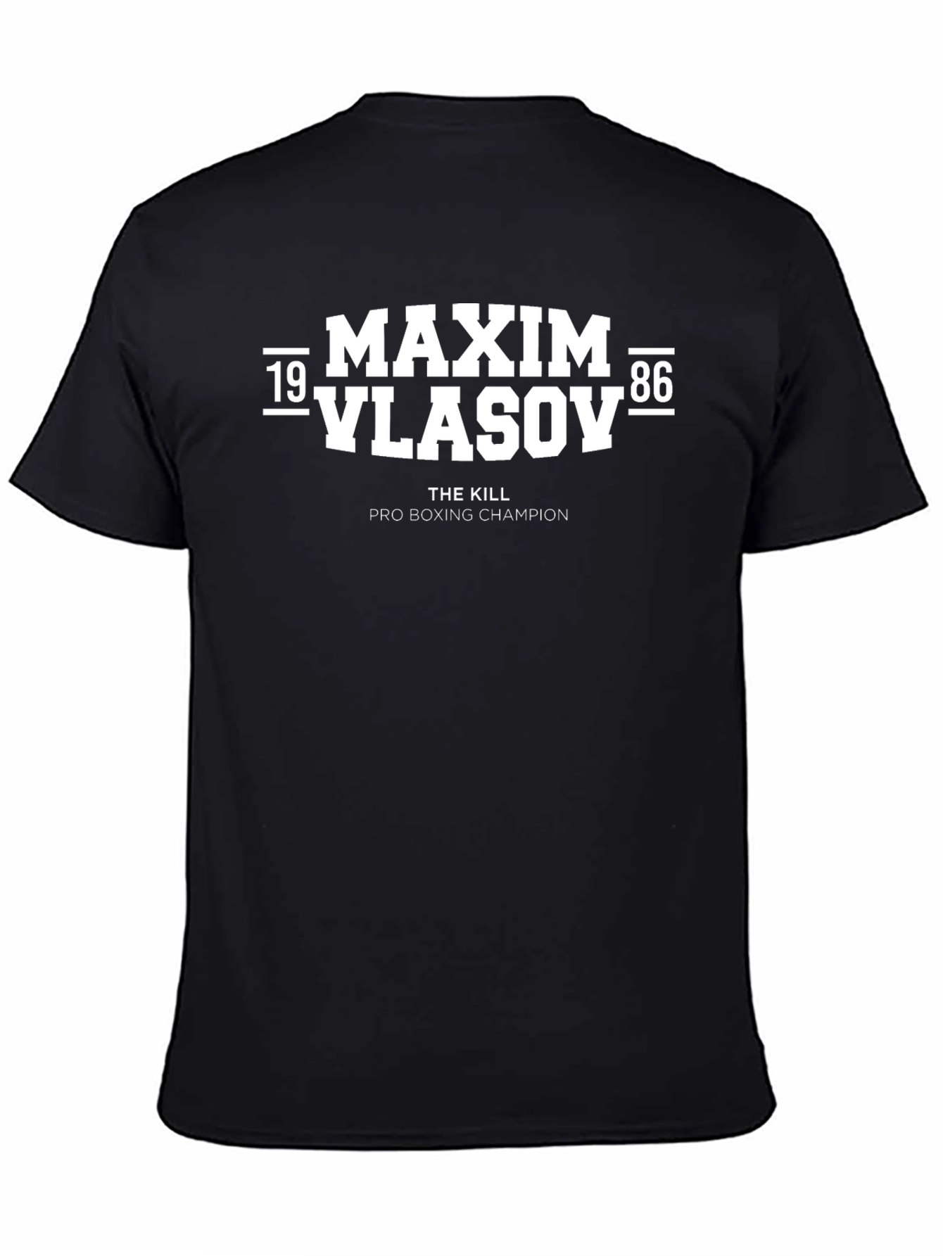 Maxim Vlasov Boxing Champion Black T-Shirt