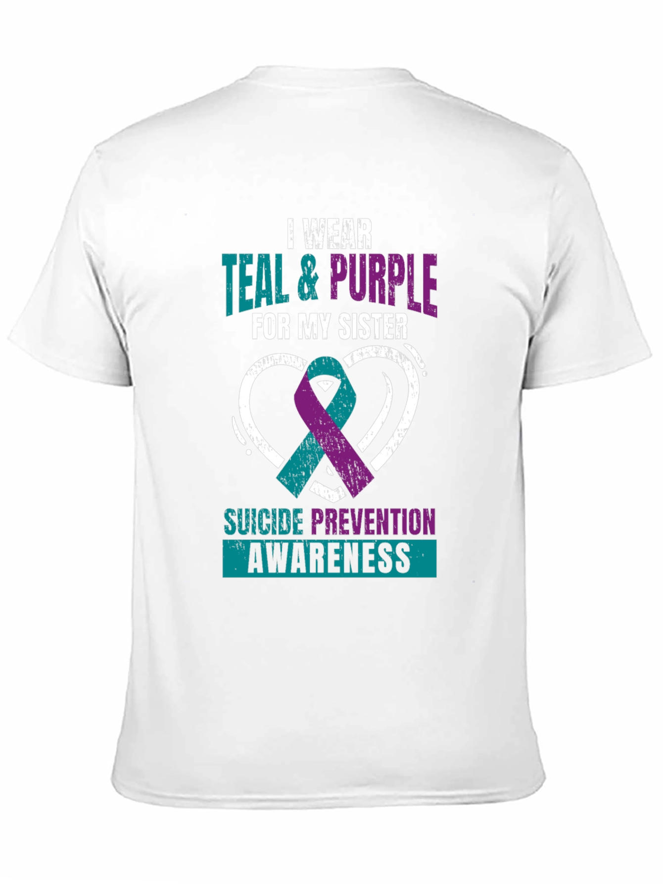 Teal & Purple Suicide Awareness T-Shirt