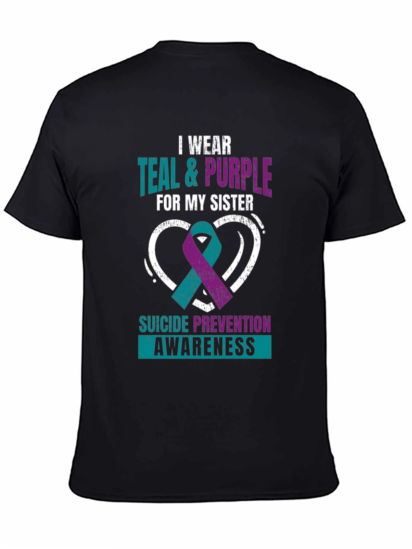 Teal & Purple Suicide Awareness T-Shirt