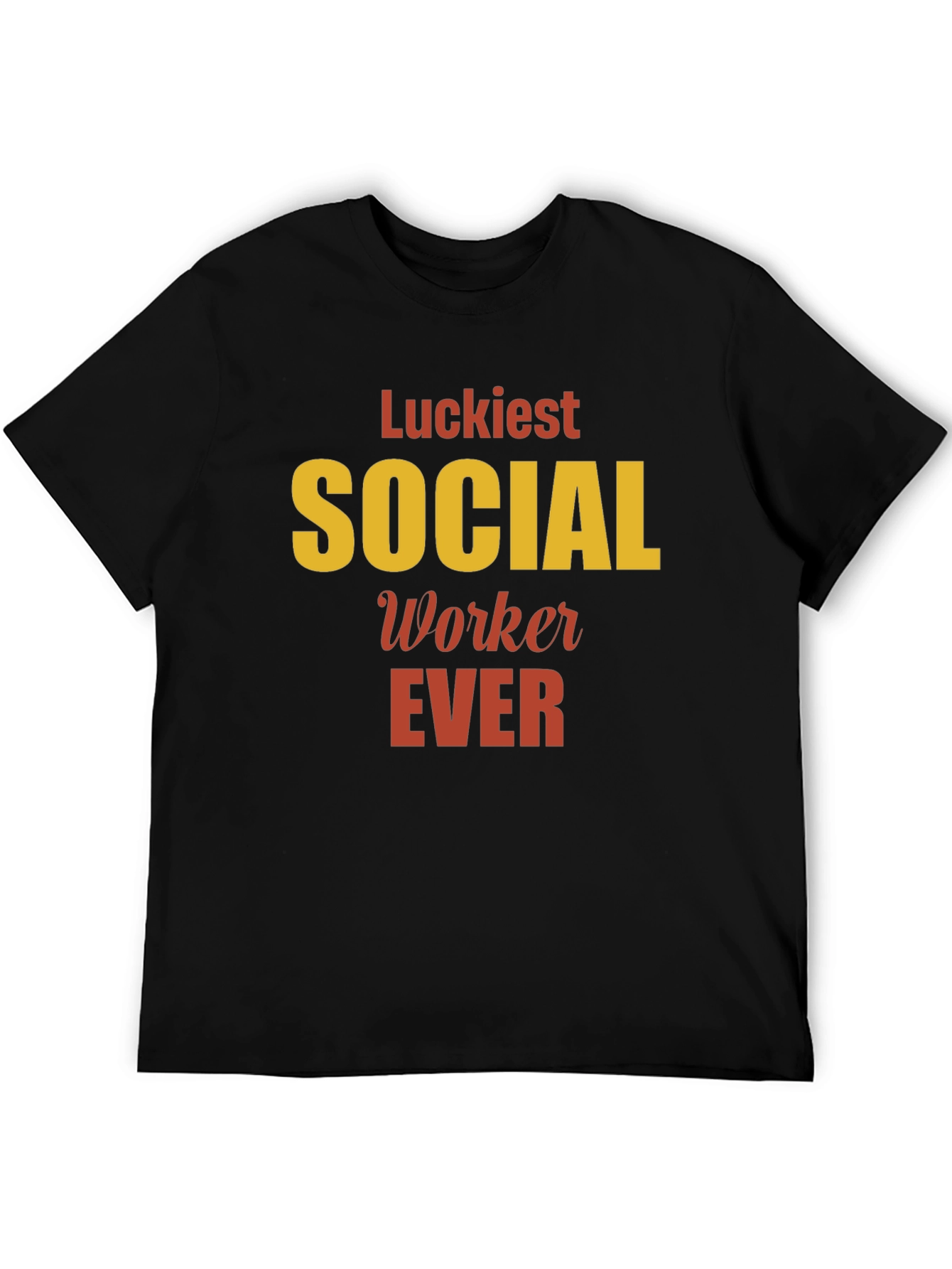 Luckiest Social Worker Ever Graphic Tee