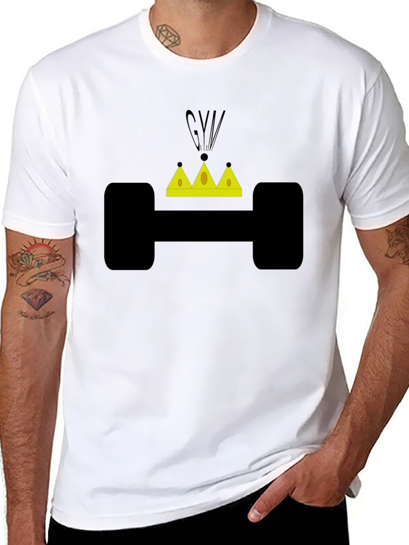 Gym King Graphic Tee - Black