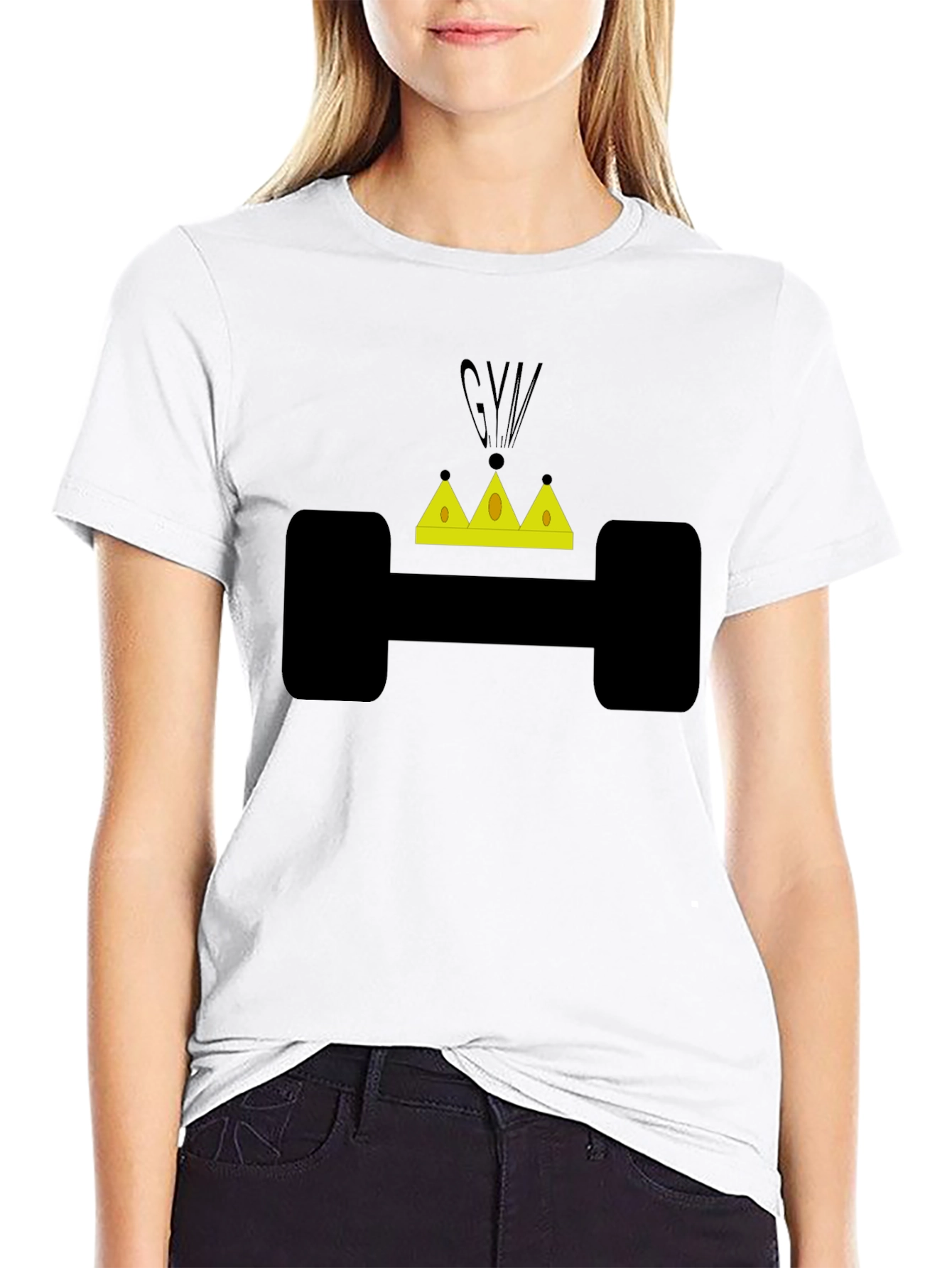 Gym King Graphic Tee - Black