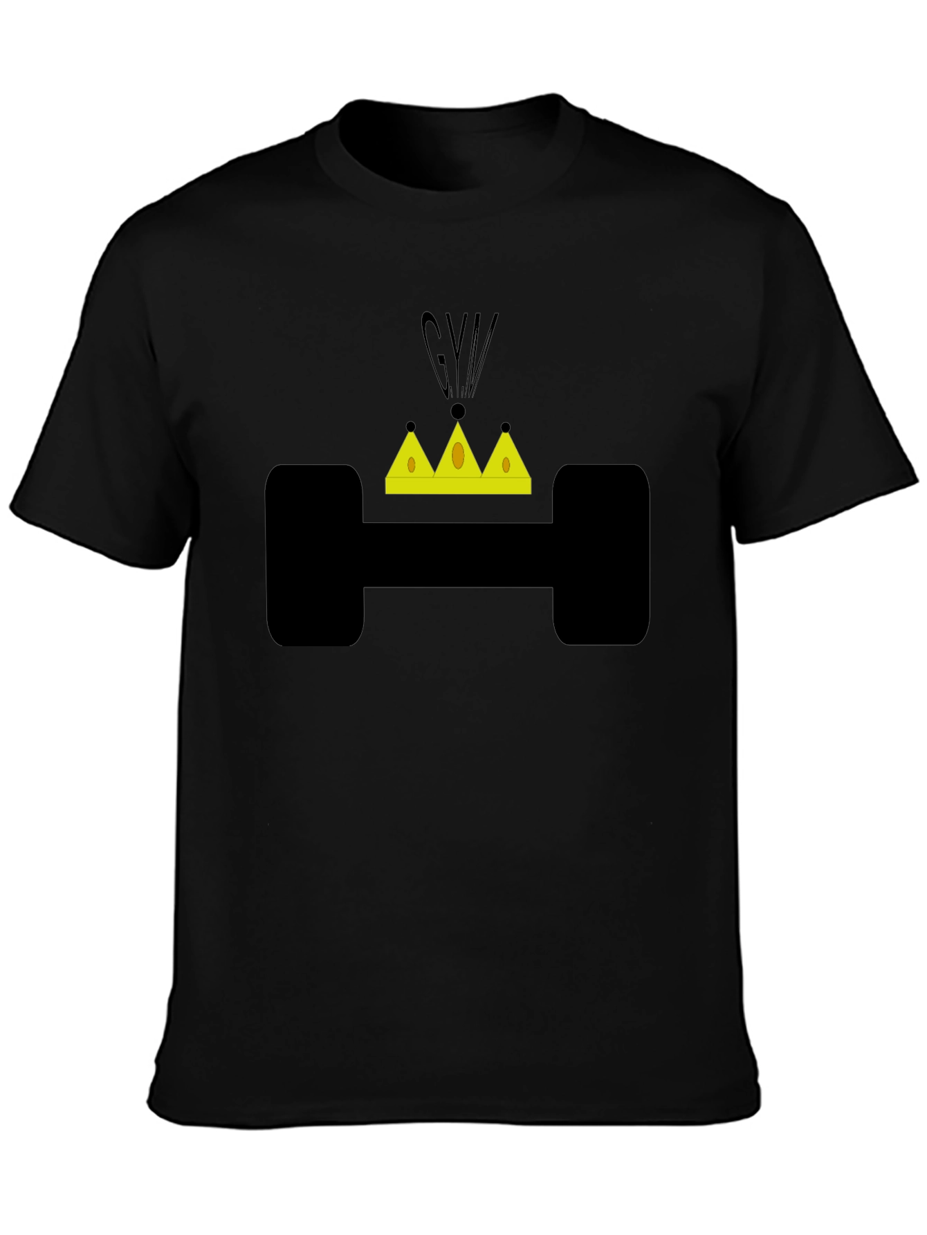 Gym King Graphic Tee - Black