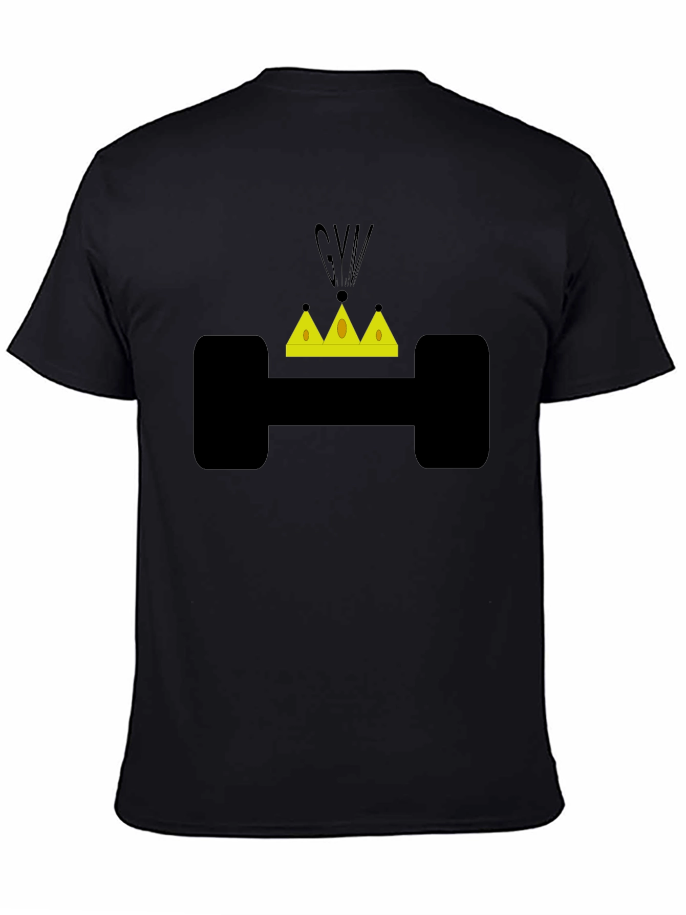 Gym King Graphic Tee - Black